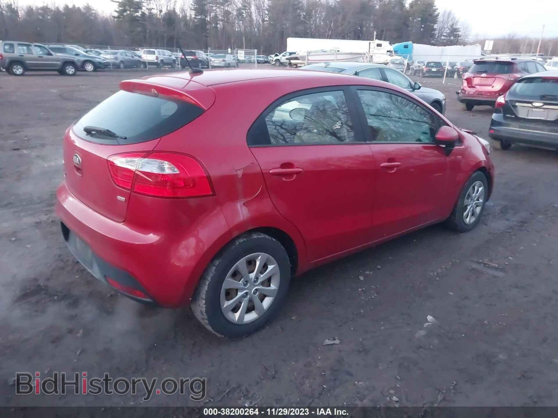 2013 KIA RIO - VIN: KNADM5A33D6237125 - Фото 4
