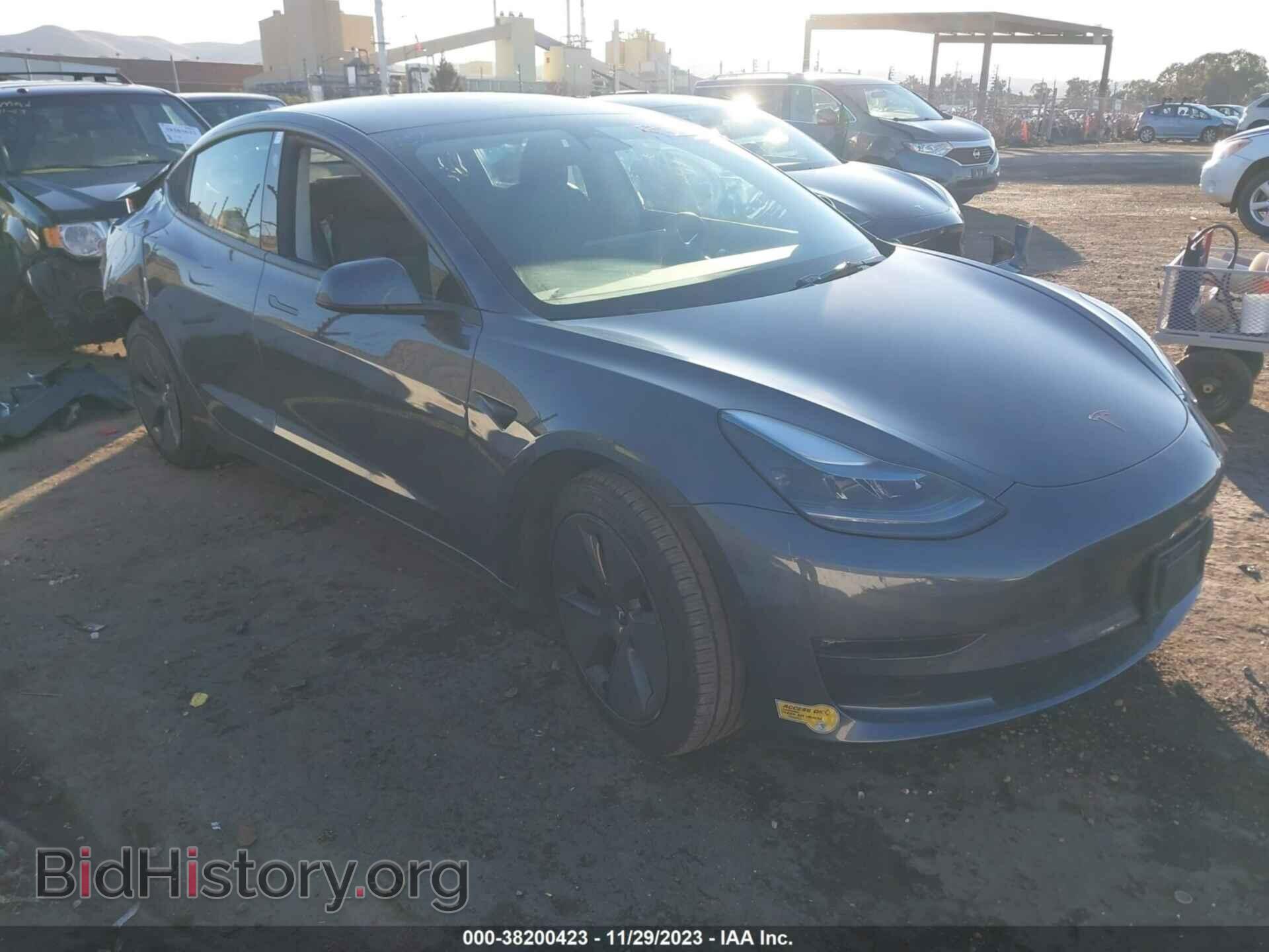 Photo 5YJ3E1EB3NF295649 - TESLA MODEL 3 2022