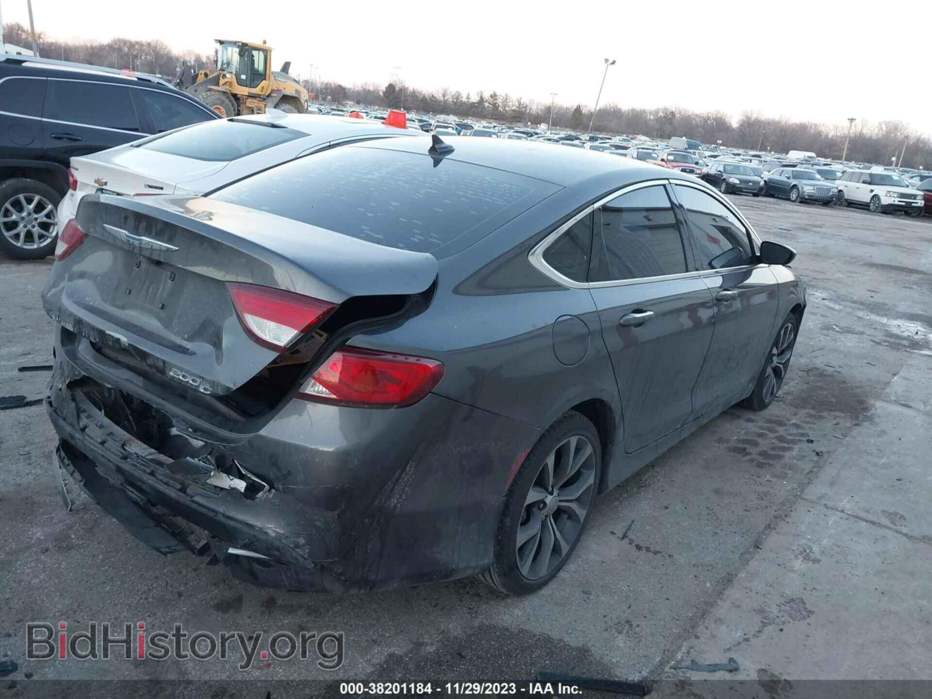 2015 CHRYSLER 200 - VIN: 1C3CCCCB7FN609377 - Фото 4