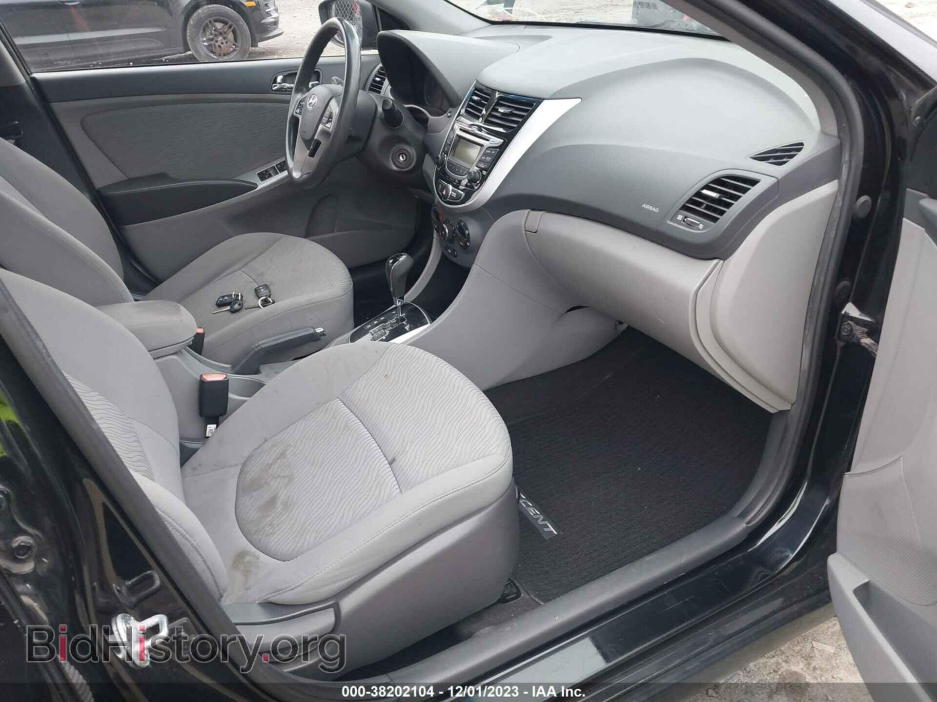2013 HYUNDAI ACCENT - VIN: KMHCU4AEXDU576529 - Фото 5