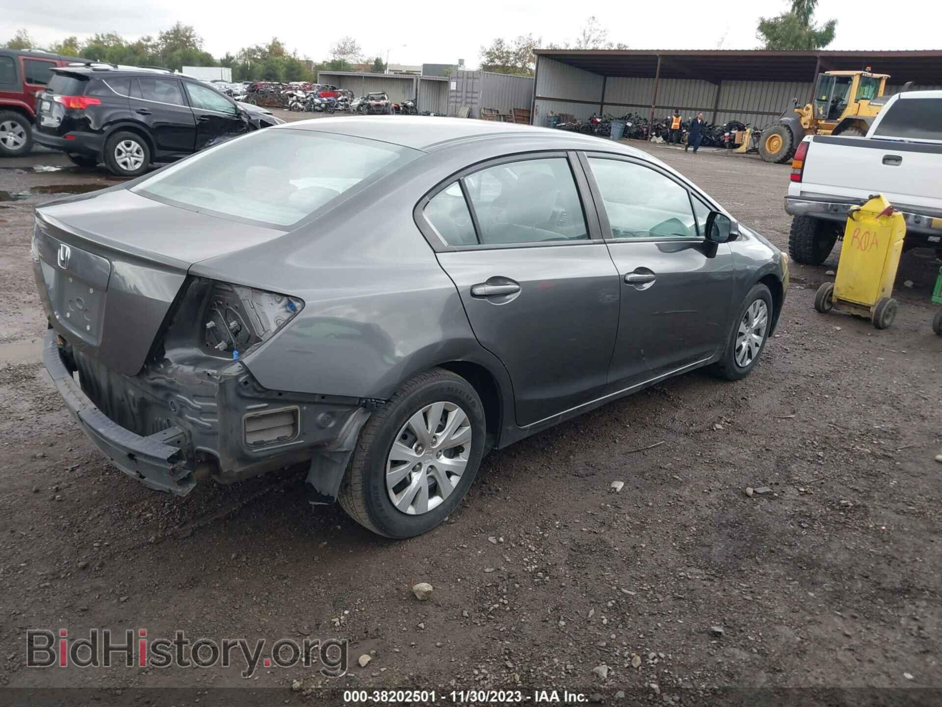 2012 HONDA CIVIC - VIN: 19XFB2F52CE084255 - Photo 4
