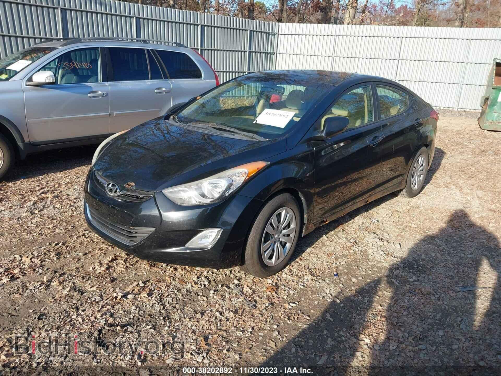 2012 HYUNDAI ELANTRA - VIN: 5NPDH4AE4CH106969 - Фото 2