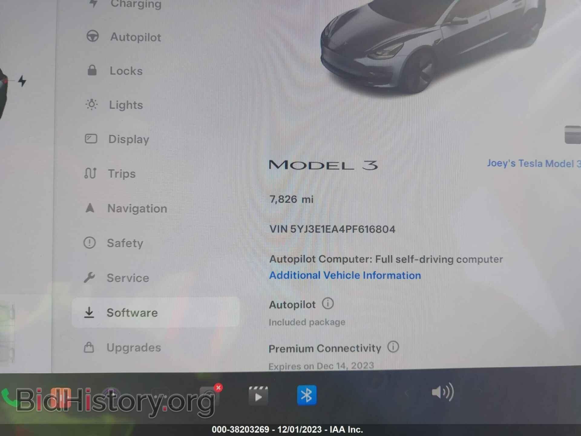 2023 TESLA MODEL 3 - VIN: 5YJ3E1EA4PF616804 - Фото 7