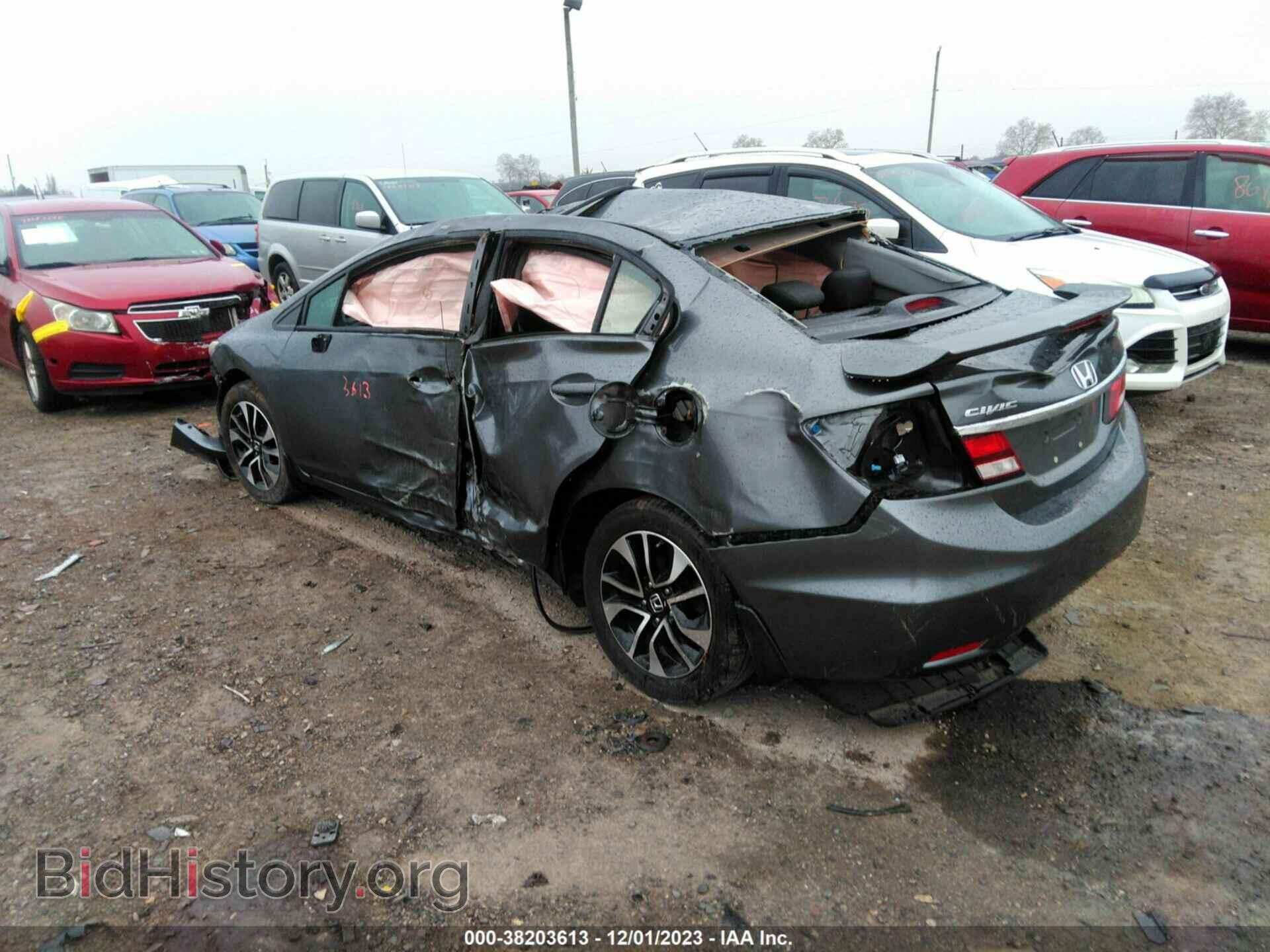 2013 HONDA CIVIC - VIN: 19XFB2F9XDE264488 - Фото 3