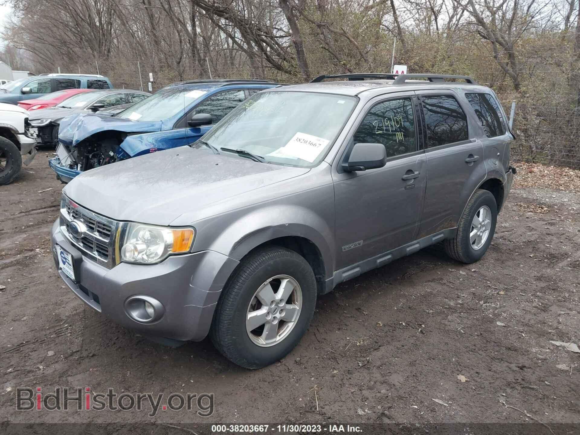 2008 FORD ESCAPE - VIN: 1FMCU03Z28KE00892 - Фото 2