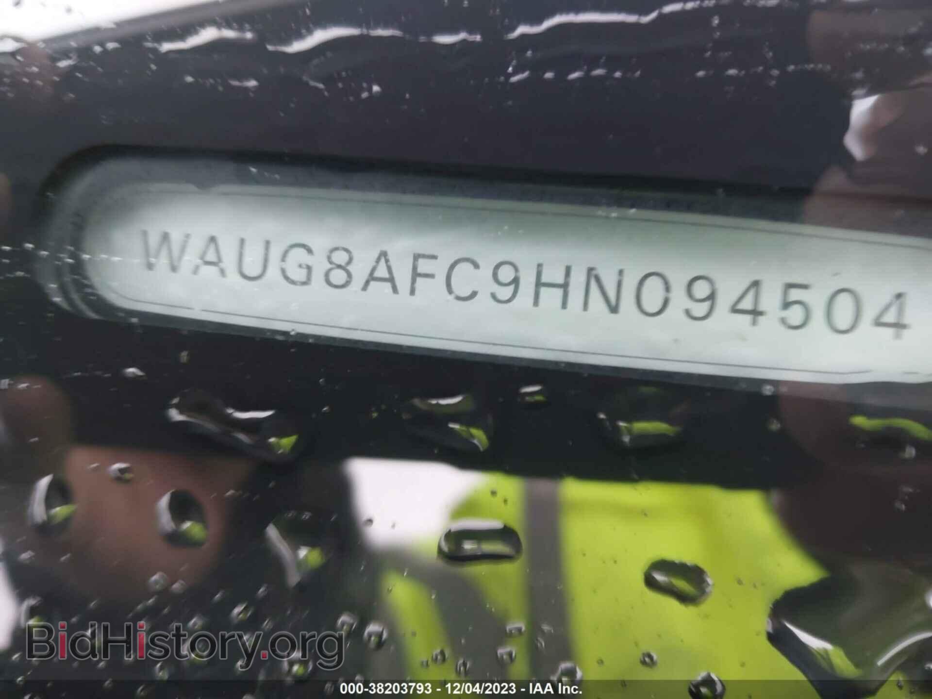 2017 AUDI A6 - VIN: WAUG8AFC9HN094504 - Фото 9