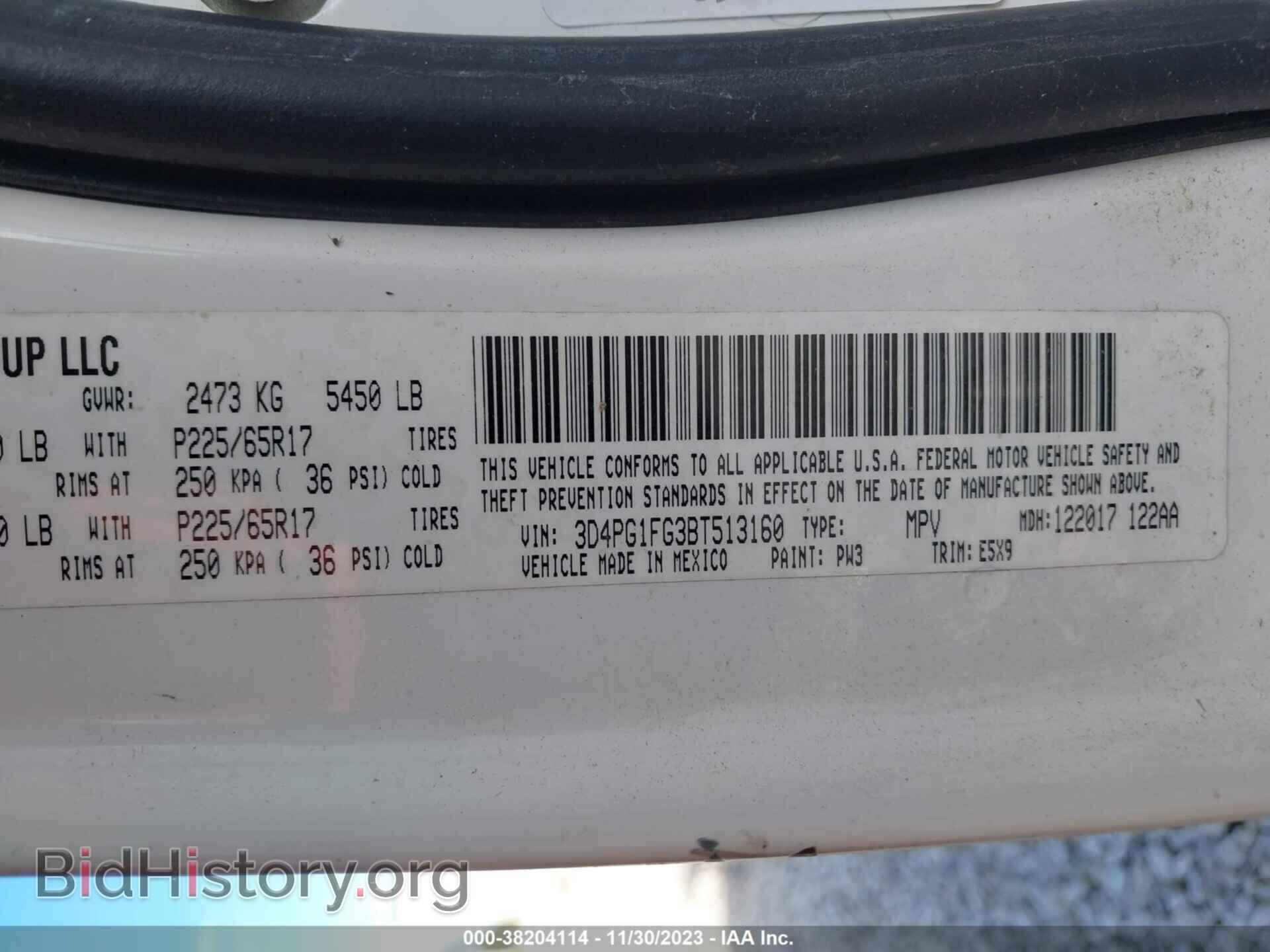 2011 DODGE JOURNEY - VIN: 3D4PG1FG3BT513160 - Фото 9