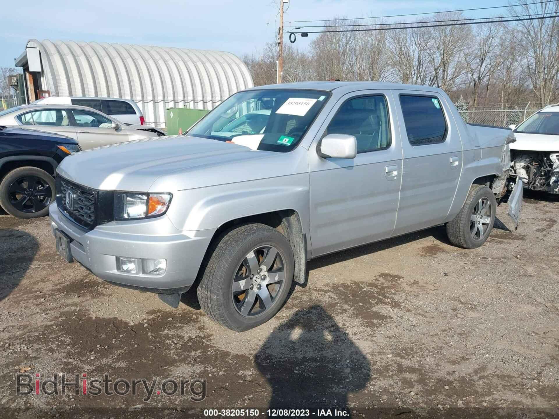 2014 HONDA RIDGELINE - VIN: 5FPYK1F65EB005306 - Фото 2