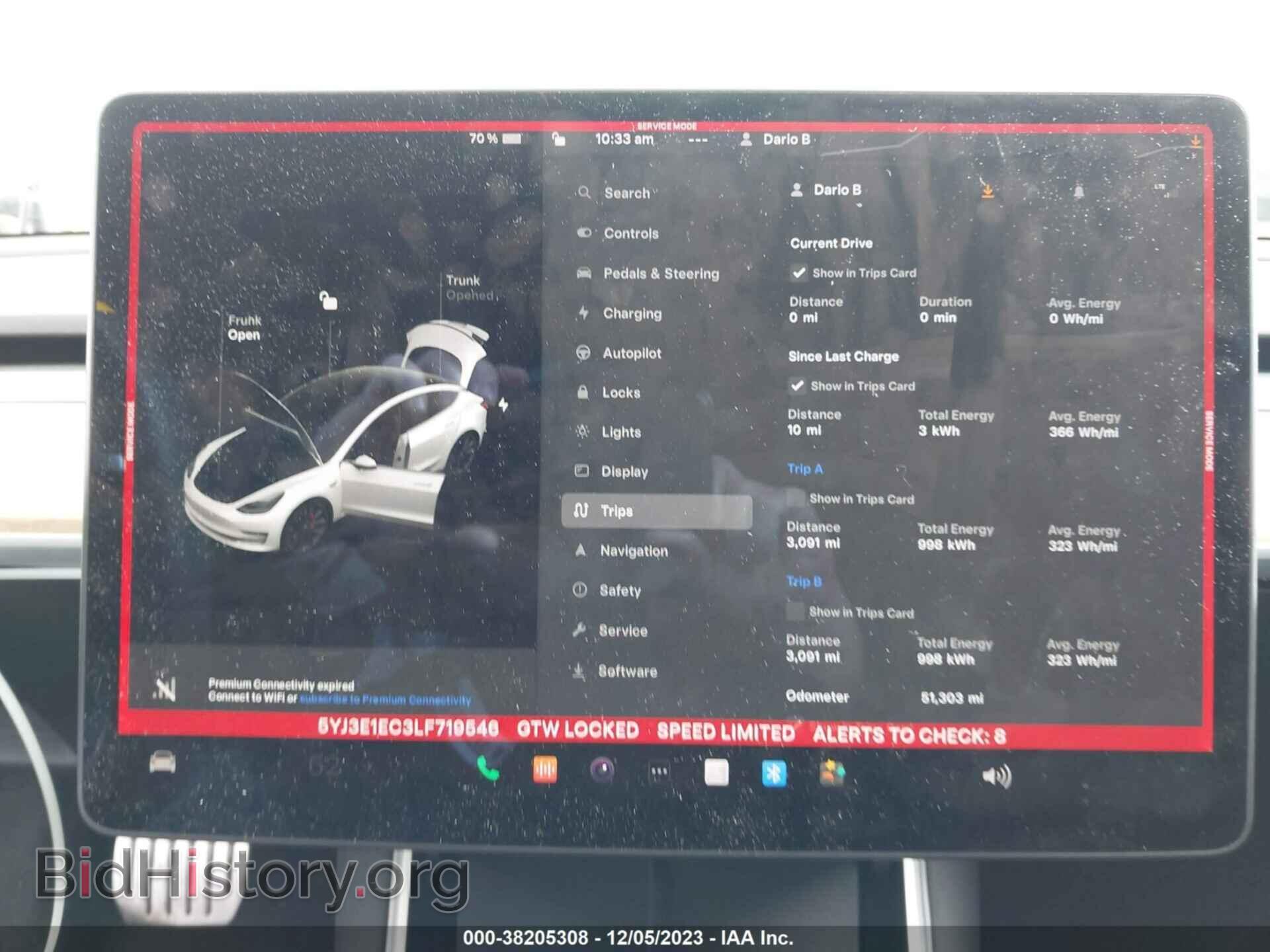 2020 TESLA MODEL 3 - VIN: 5YJ3E1EC3LF719546 - Фото 7