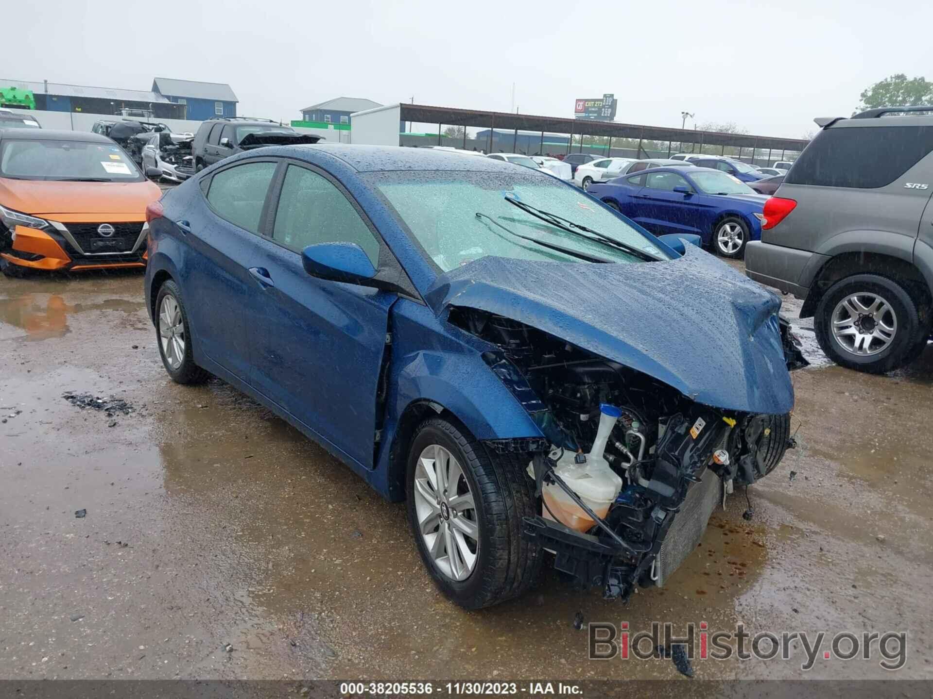 Photo KMHDH4AEXEU051173 - HYUNDAI ELANTRA 2014