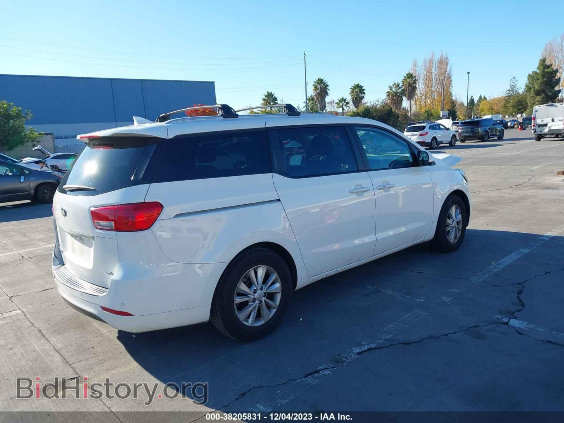 2017 KIA SEDONA - VIN: KNDMB5C19H6315174 - Фото 4