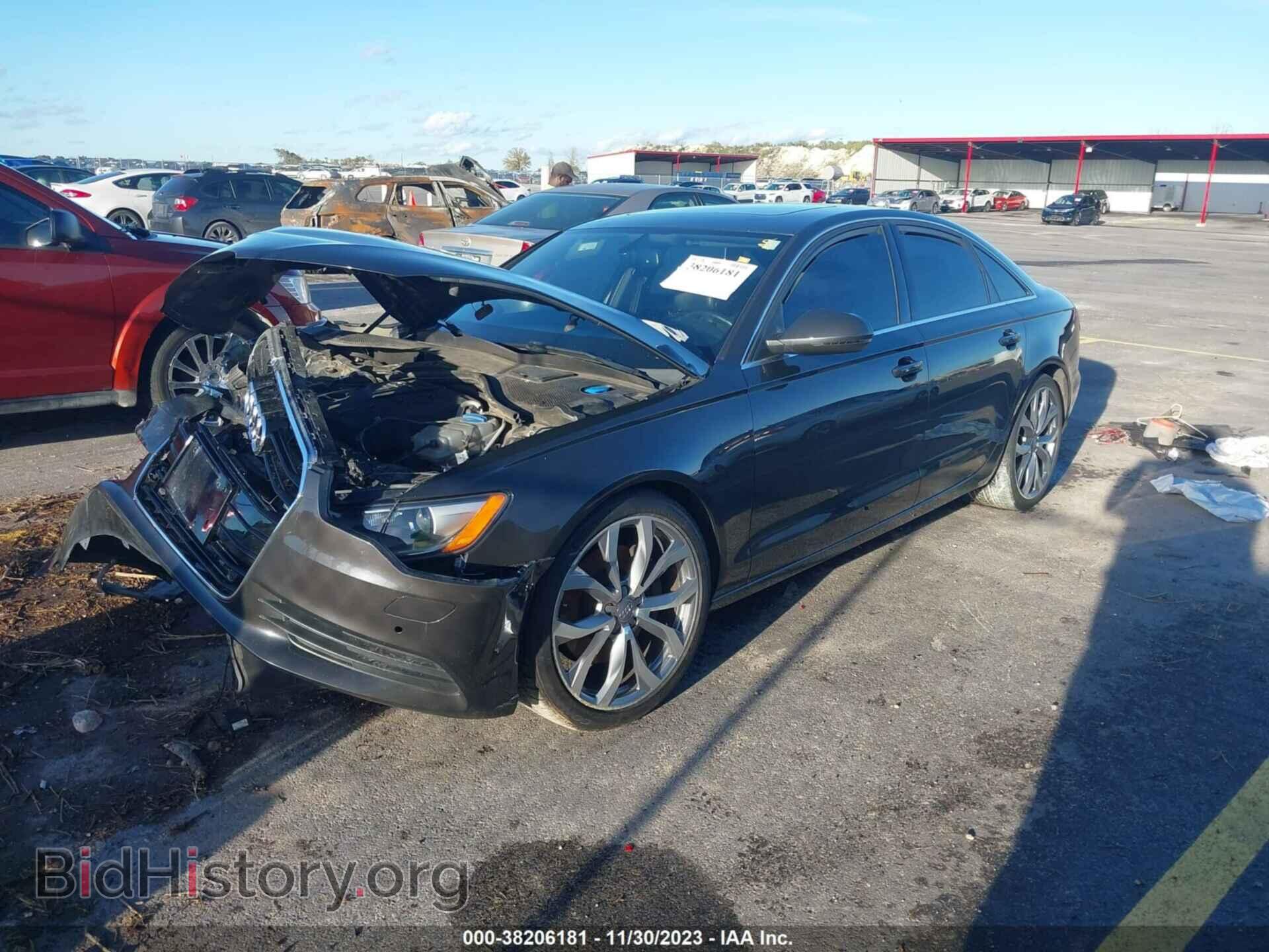 2014 AUDI A6 - VIN: WAUGFAFC4EN048371 - Фото 2