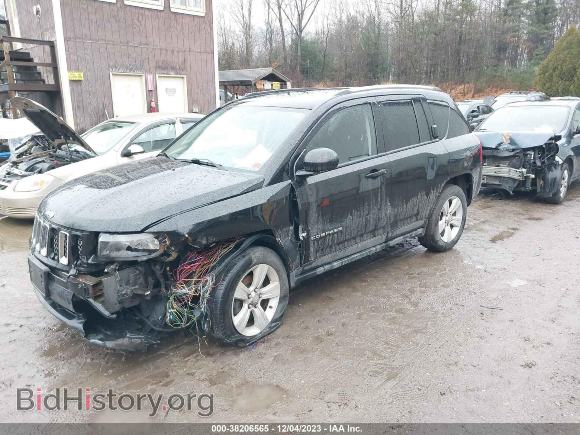 2016 JEEP COMPASS - VIN: 1C4NJDBB9GD779040 - Фото 2