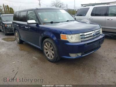 2011 Ford FLEX Limited, синий — VIN 2FMGK5DC9BBD23129, IAAI