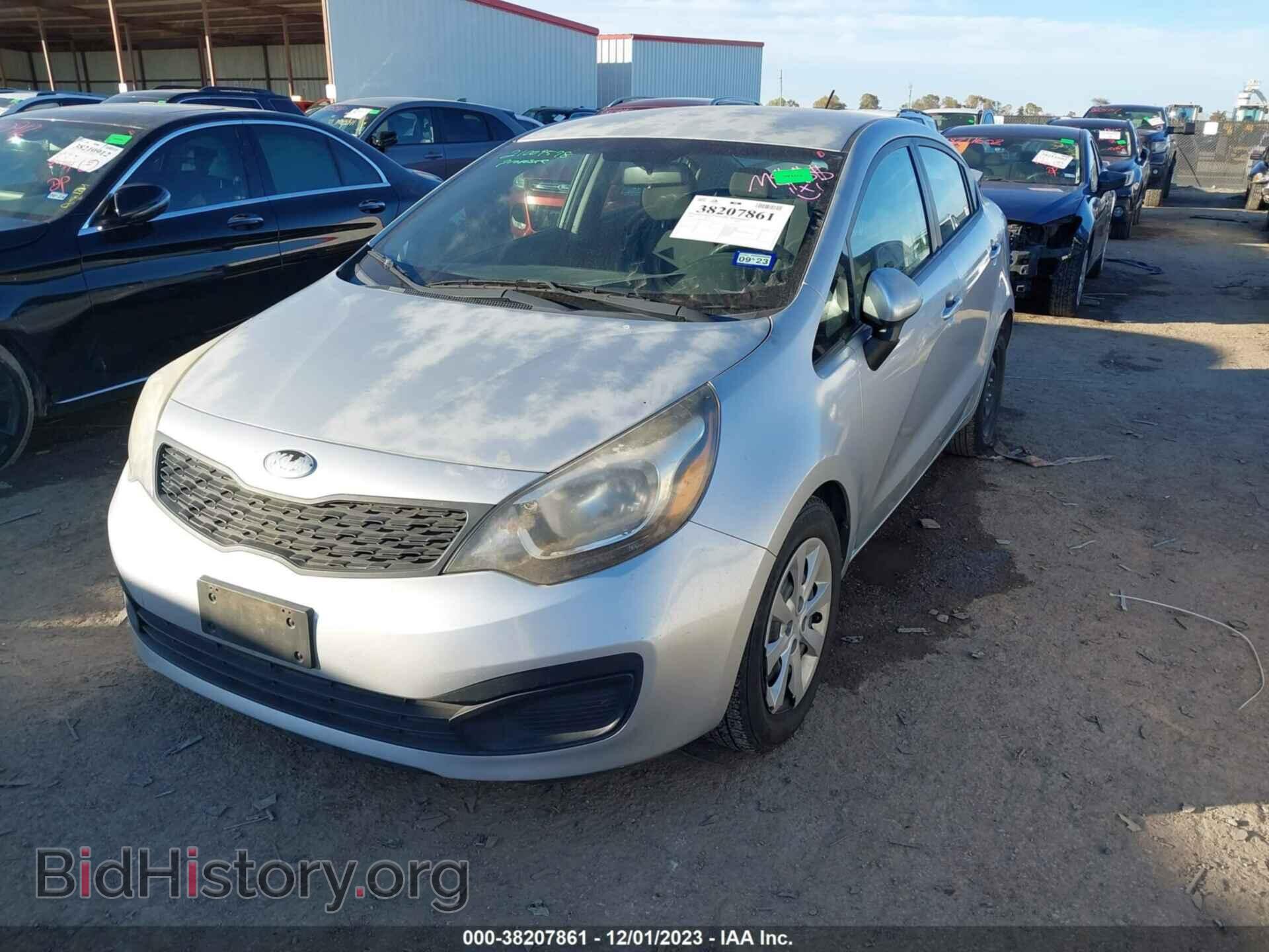 2014 KIA RIO - VIN: KNADM4A30E6325772 - Фото 2