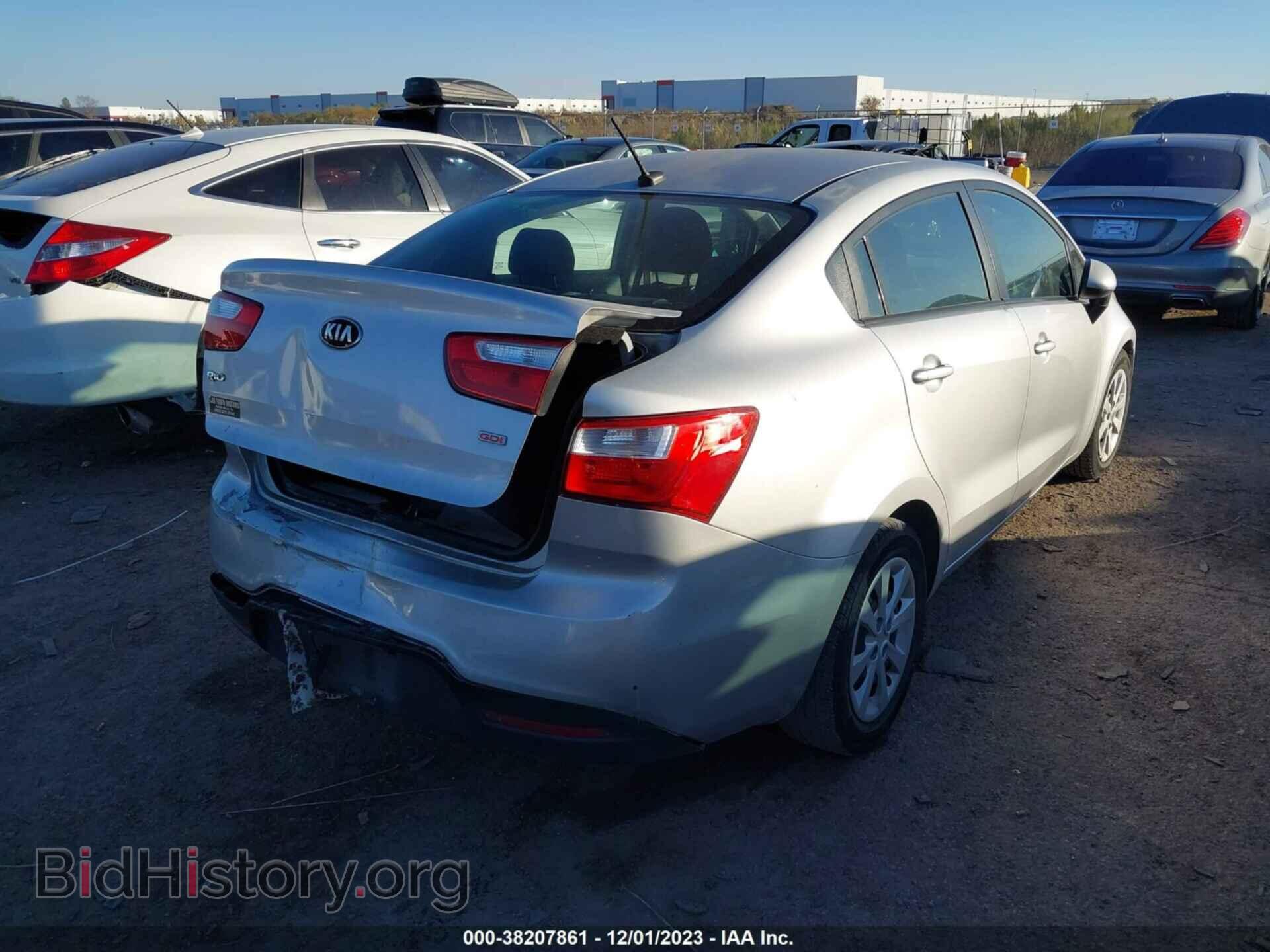 2014 KIA RIO - VIN: KNADM4A30E6325772 - Фото 4