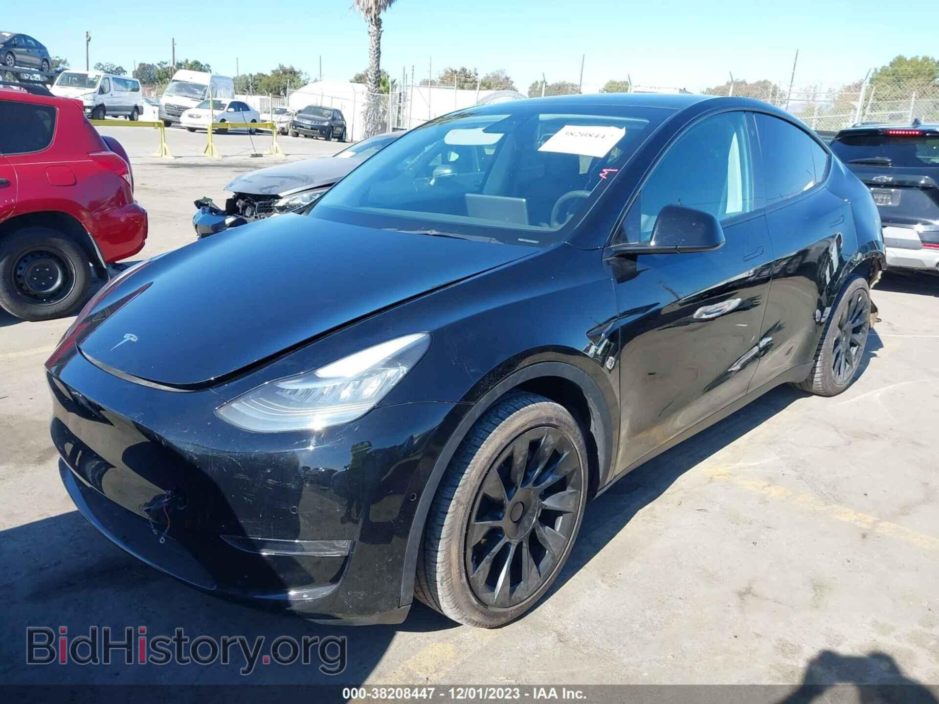 2021 TESLA MODEL Y - VIN: 5YJYGDEE6MF179727 - Фото 2