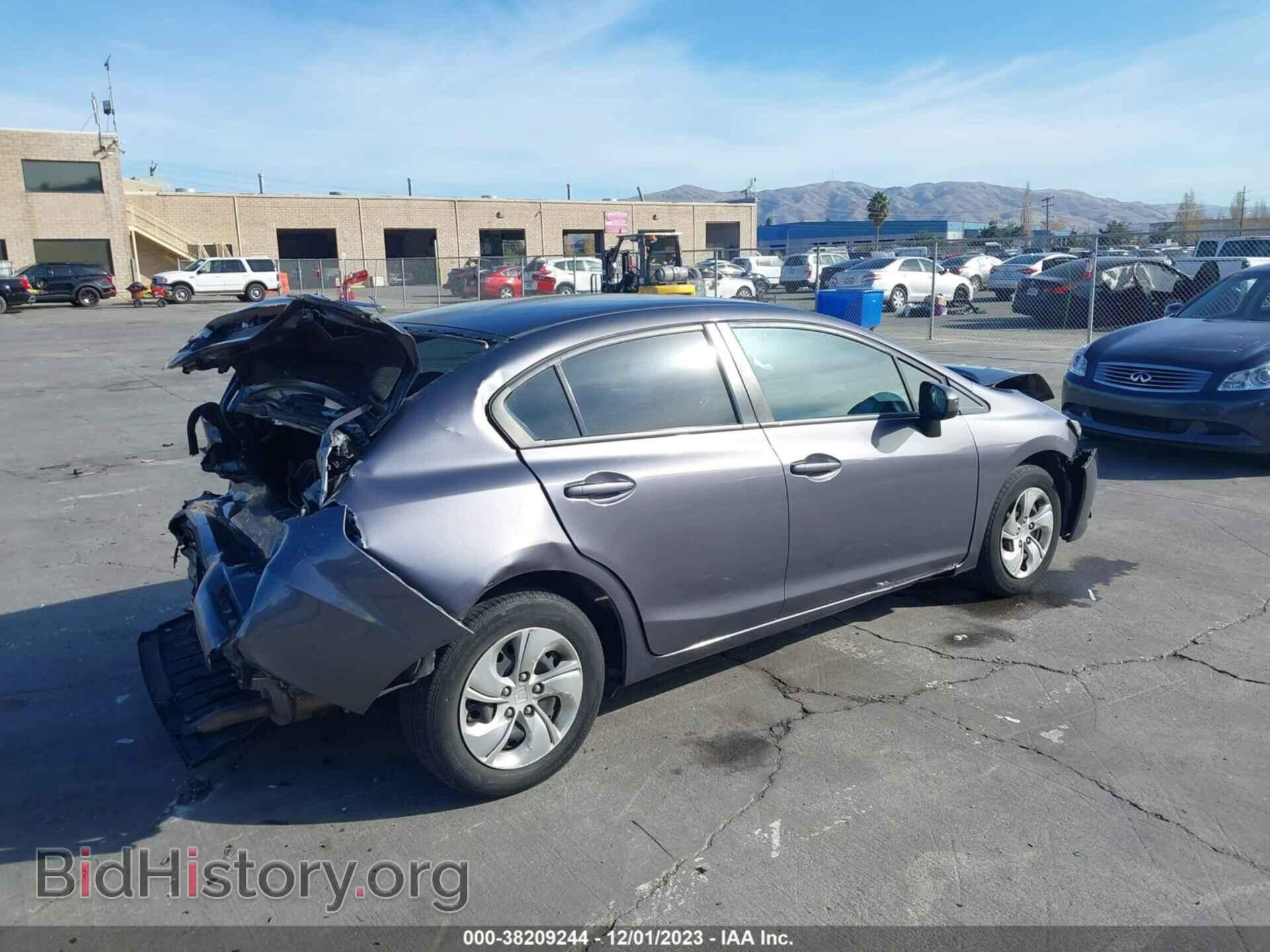 2014 HONDA CIVIC - VIN: 19XFB2F53EE247577 - Фото 4