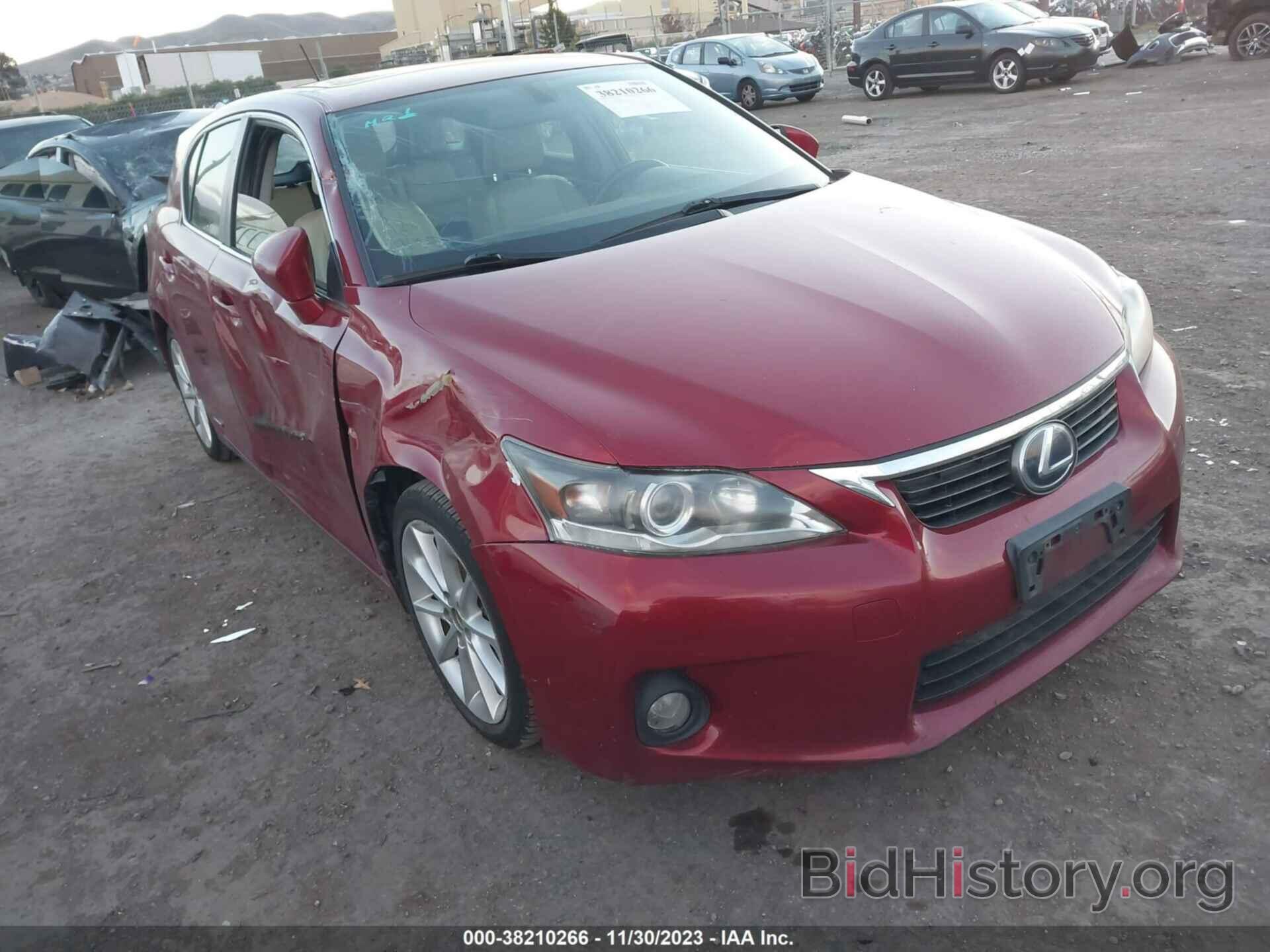 Фотография JTHKD5BH9B2019259 - LEXUS CT 200H 2011