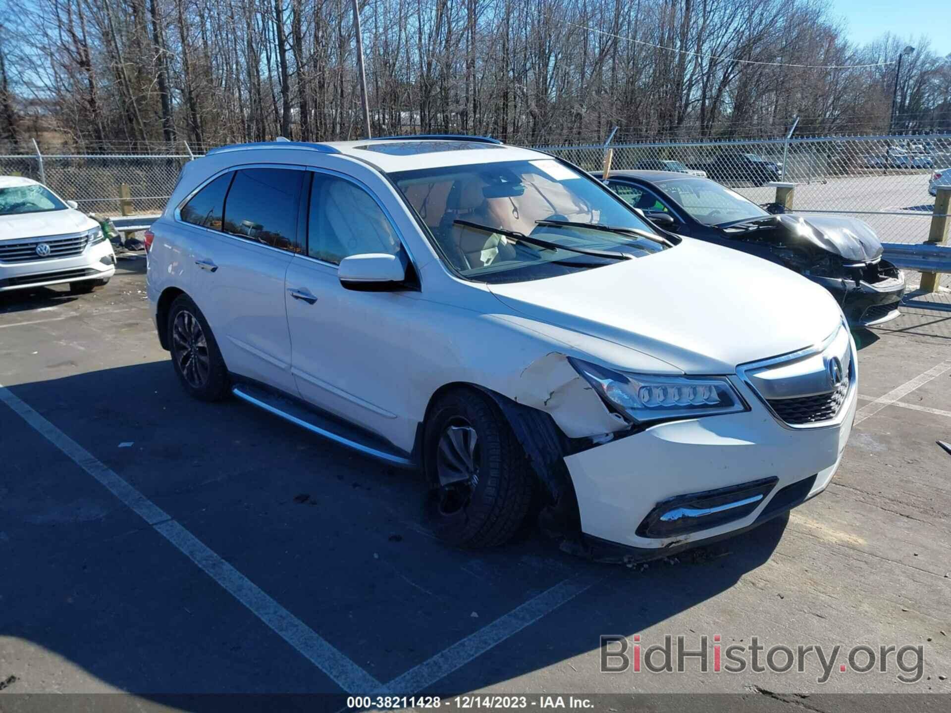 Photo 5FRYD3H47GB017212 - ACURA MDX 2016