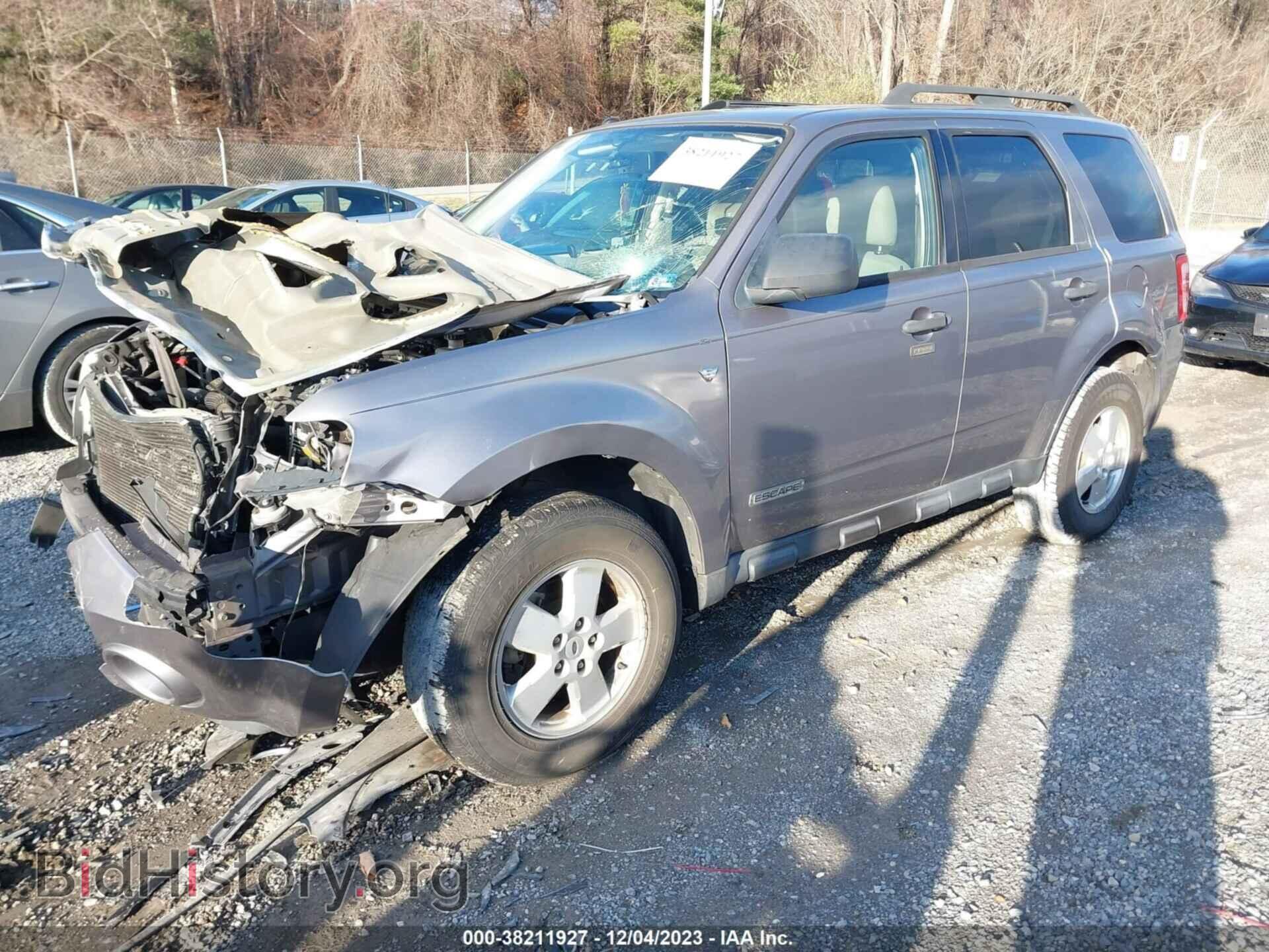 2008 FORD ESCAPE - VIN: 1FMCU93148KB92285 - Фото 2