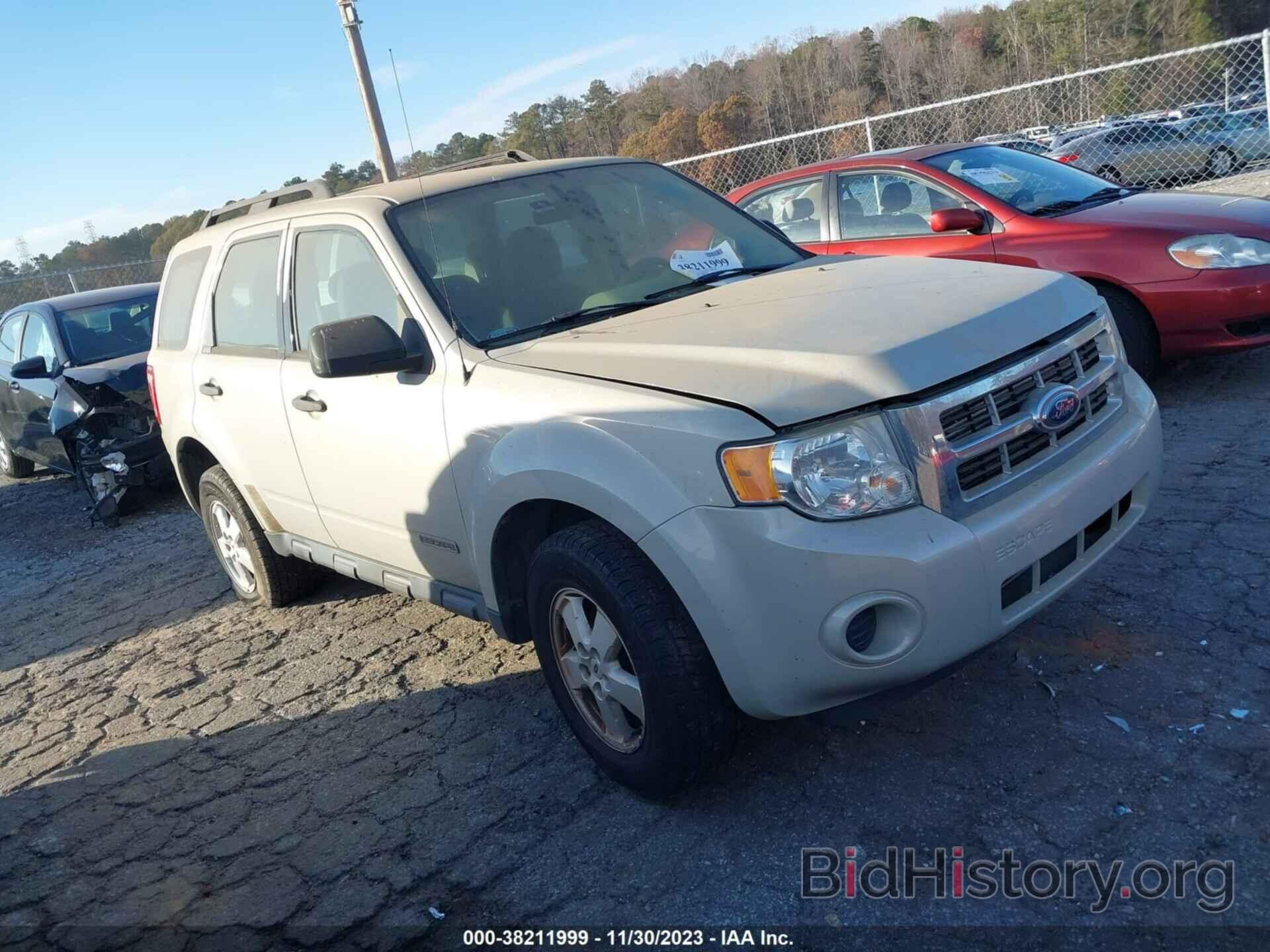 Report 1FMCU02Z28KA28455 FORD ESCAPE 2008 Beige Gasoline price and