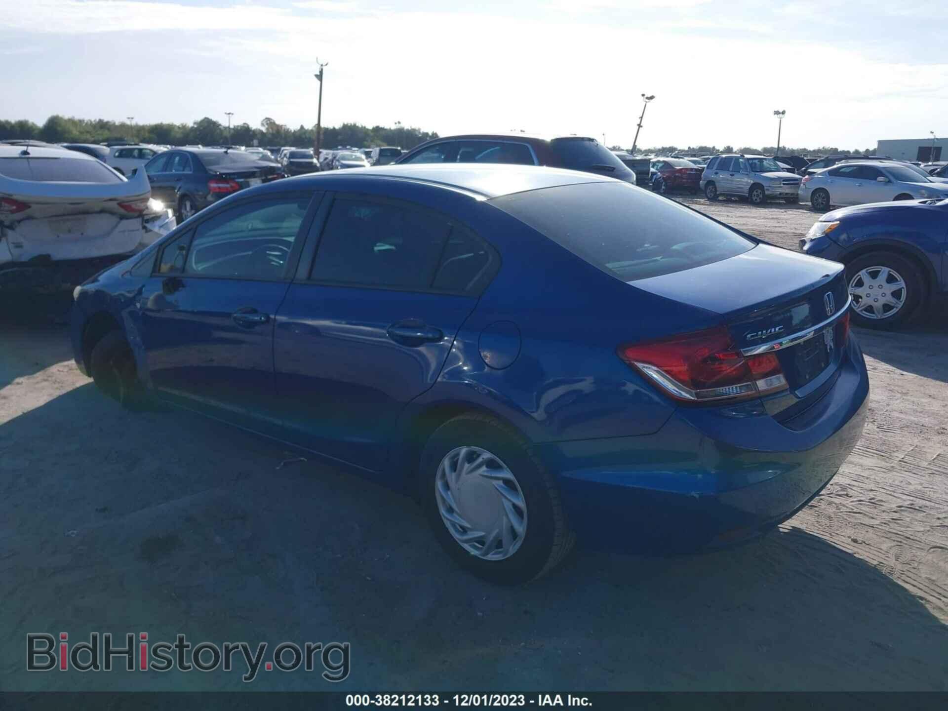 2013 HONDA CIVIC - VIN: 19XFB2F56DE059599 - Фото 3