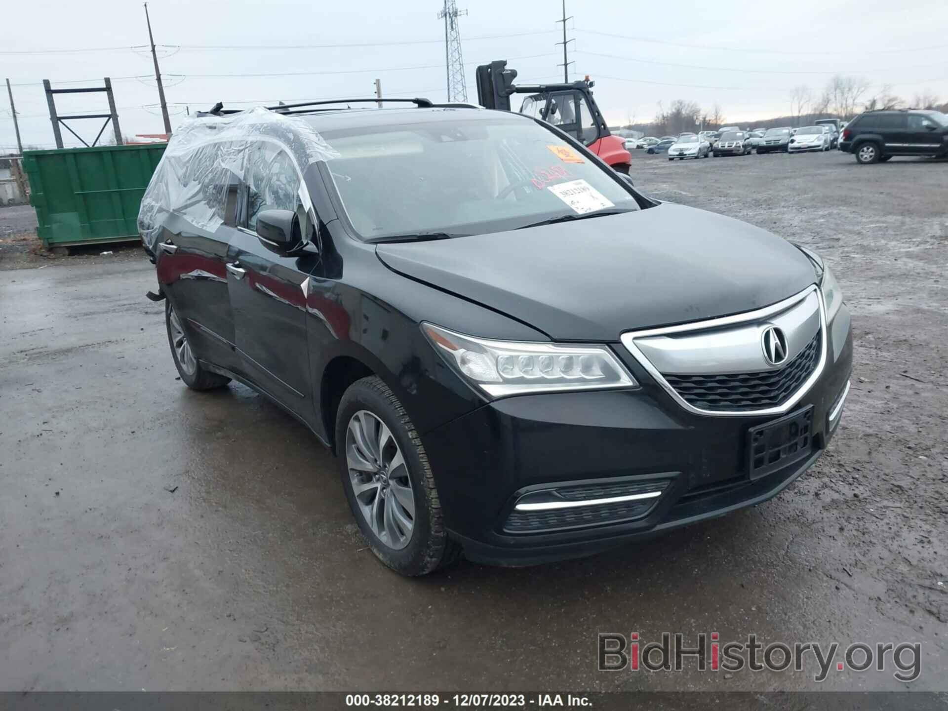 Photo 5FRYD4H41EB002689 - ACURA MDX 2014