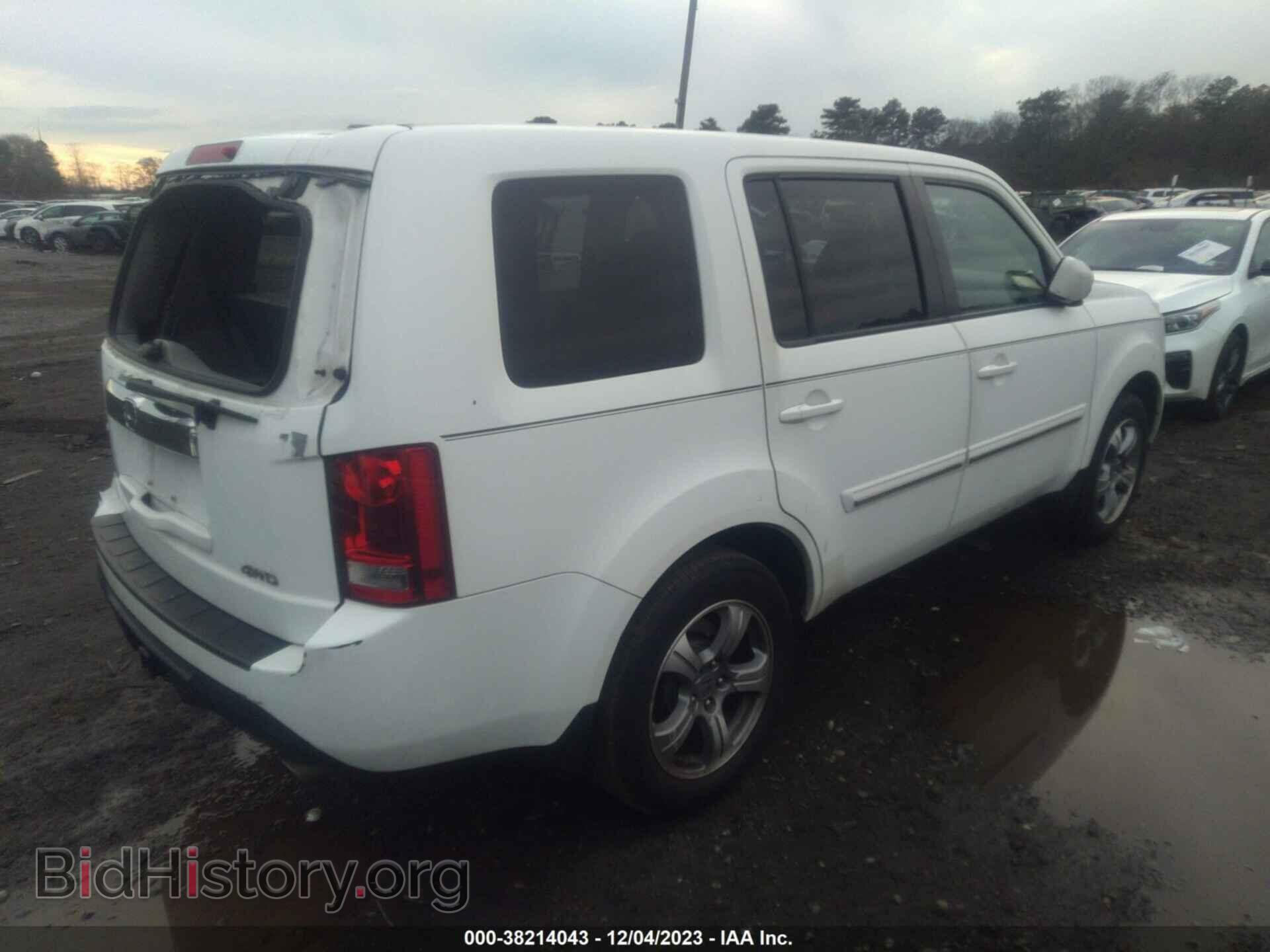 2013 HONDA PILOT - VIN: 5FNYF4H55DB074062 - Фото 4