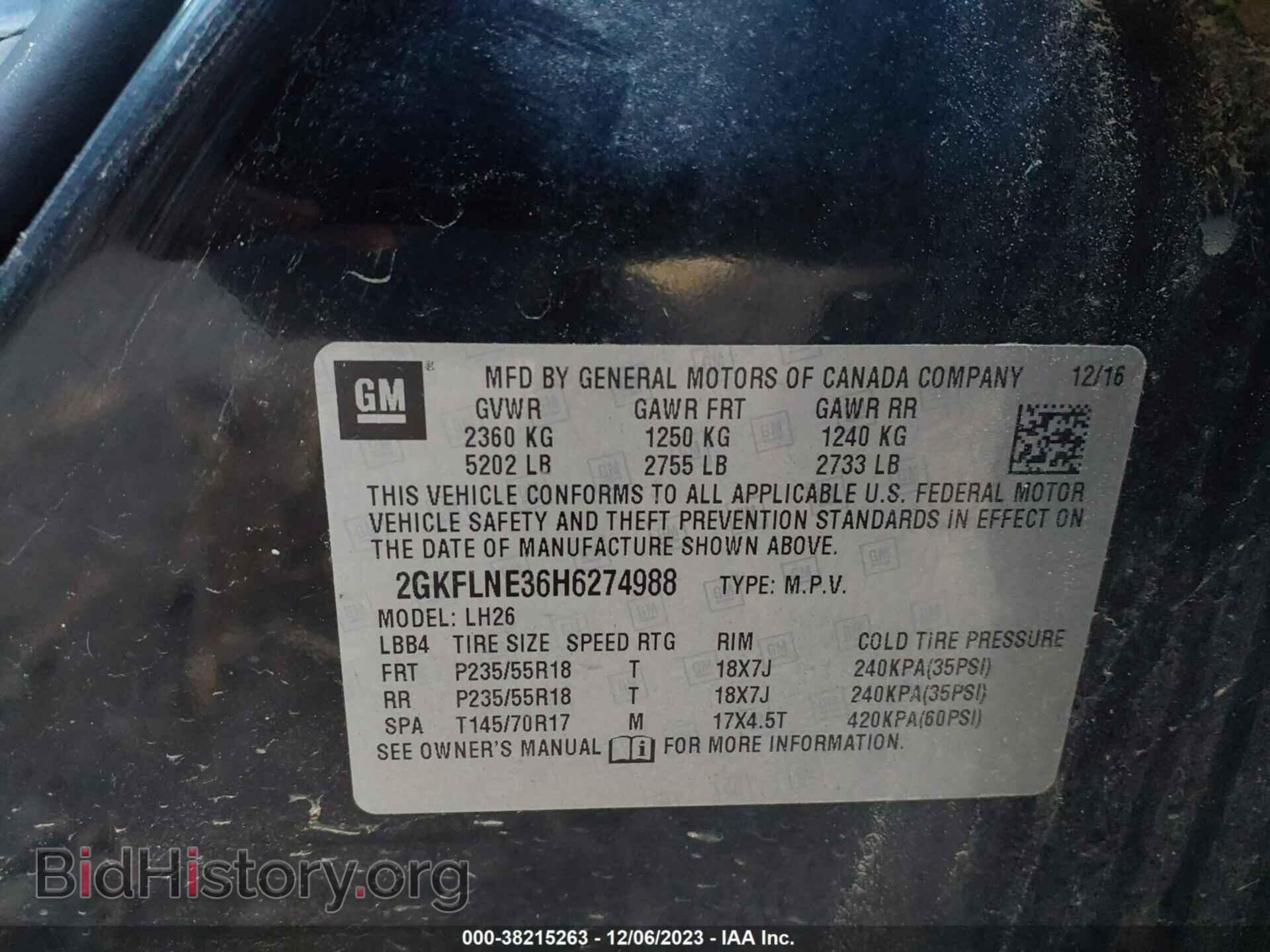 2017 GMC TERRAIN - VIN: 2GKFLNE36H6274988 - Photo 9