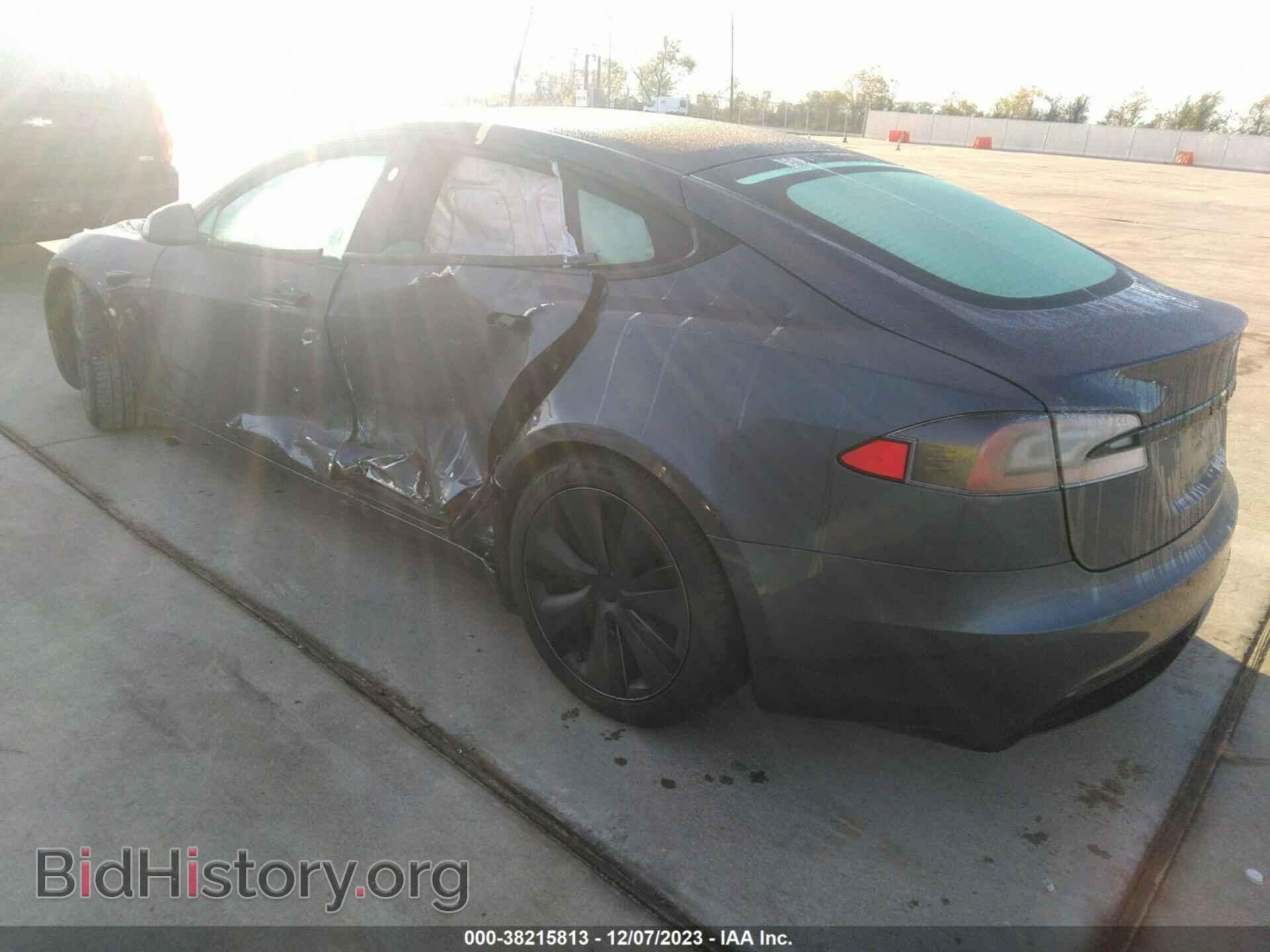 2022 TESLA MODEL S - VIN: 5YJSA1E57NF458935 - Фото 3