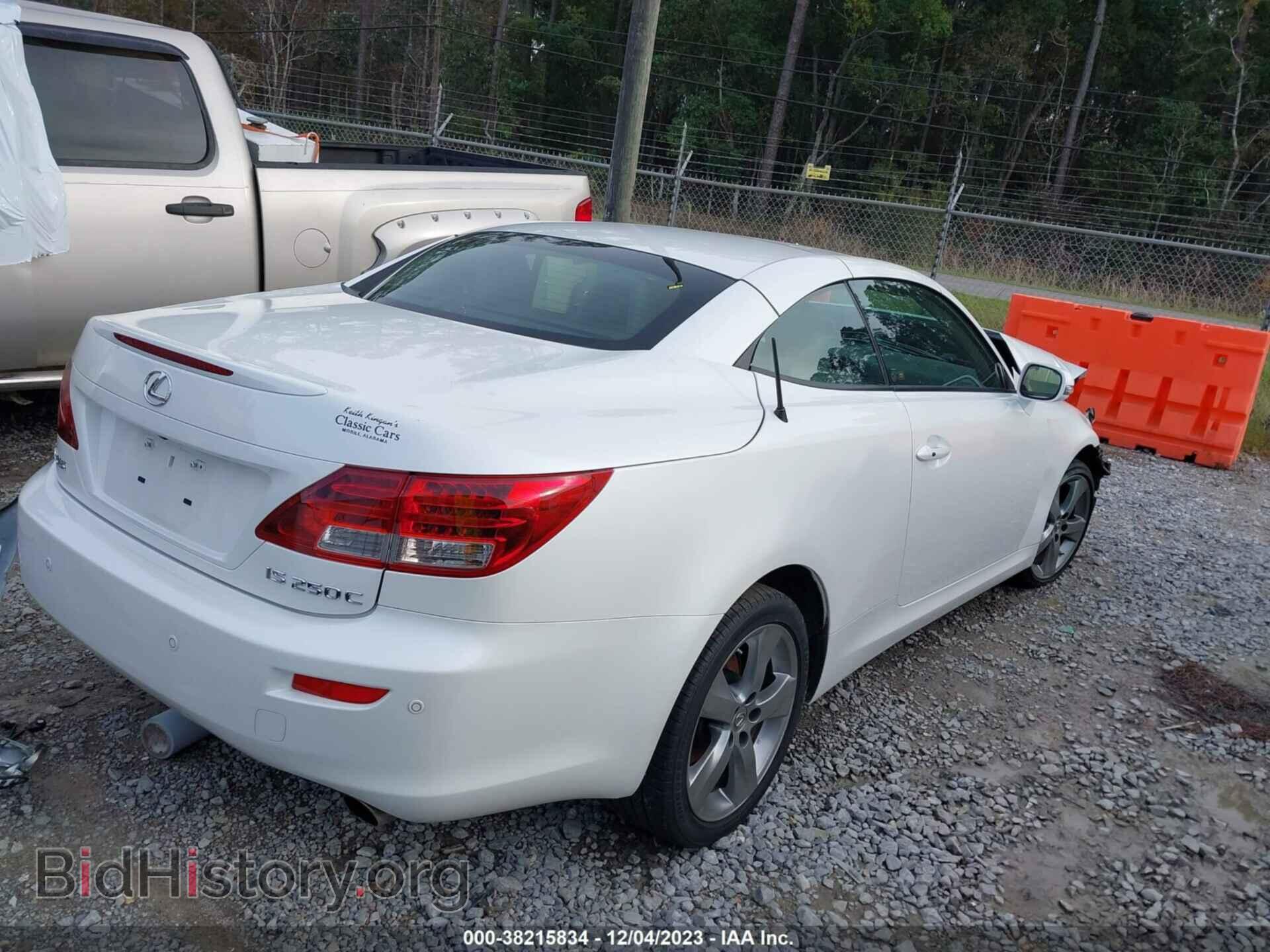 2010 LEXUS IS 250C - VIN: JTHFF2C22A2513465 - Photo 4