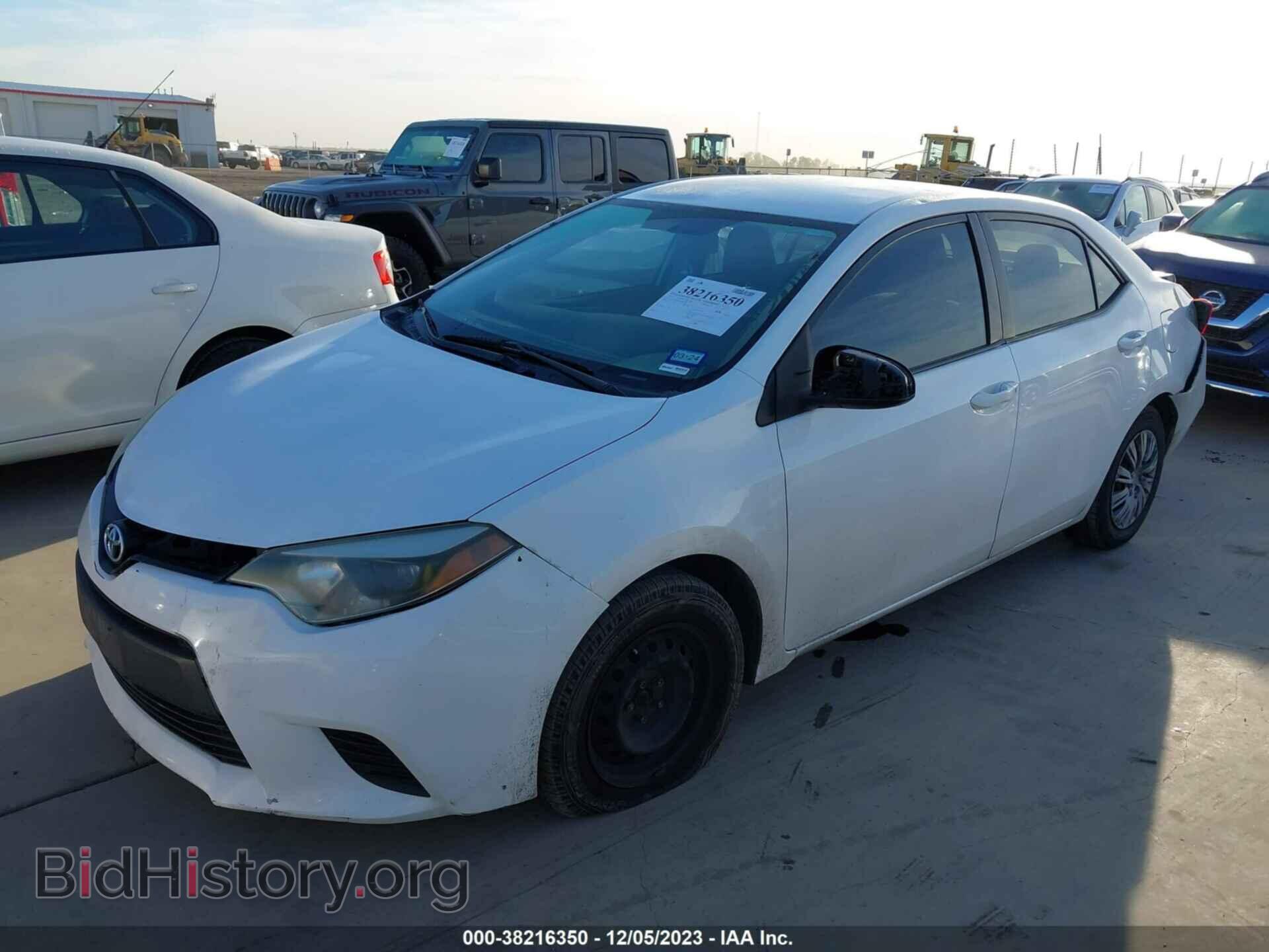 2014 TOYOTA COROLLA - VIN: 5YFBURHE0EP025799 - Фото 2