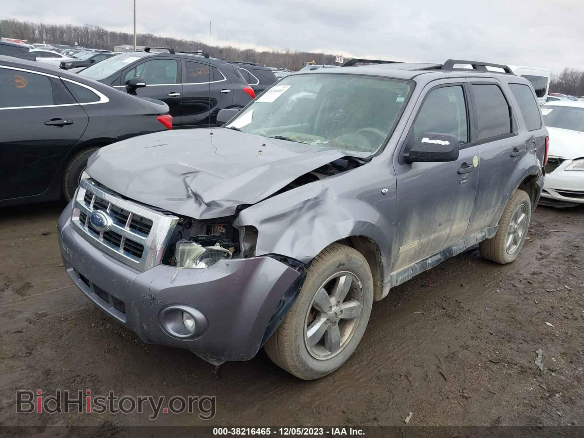 2008 FORD ESCAPE - VIN: 1FMCU03158KC40758 - Фото 2