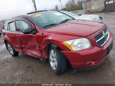 2010 Dodge CALIBER Mainstreet, maroon — VIN 1B3CB3HAXAD568709, IAAI