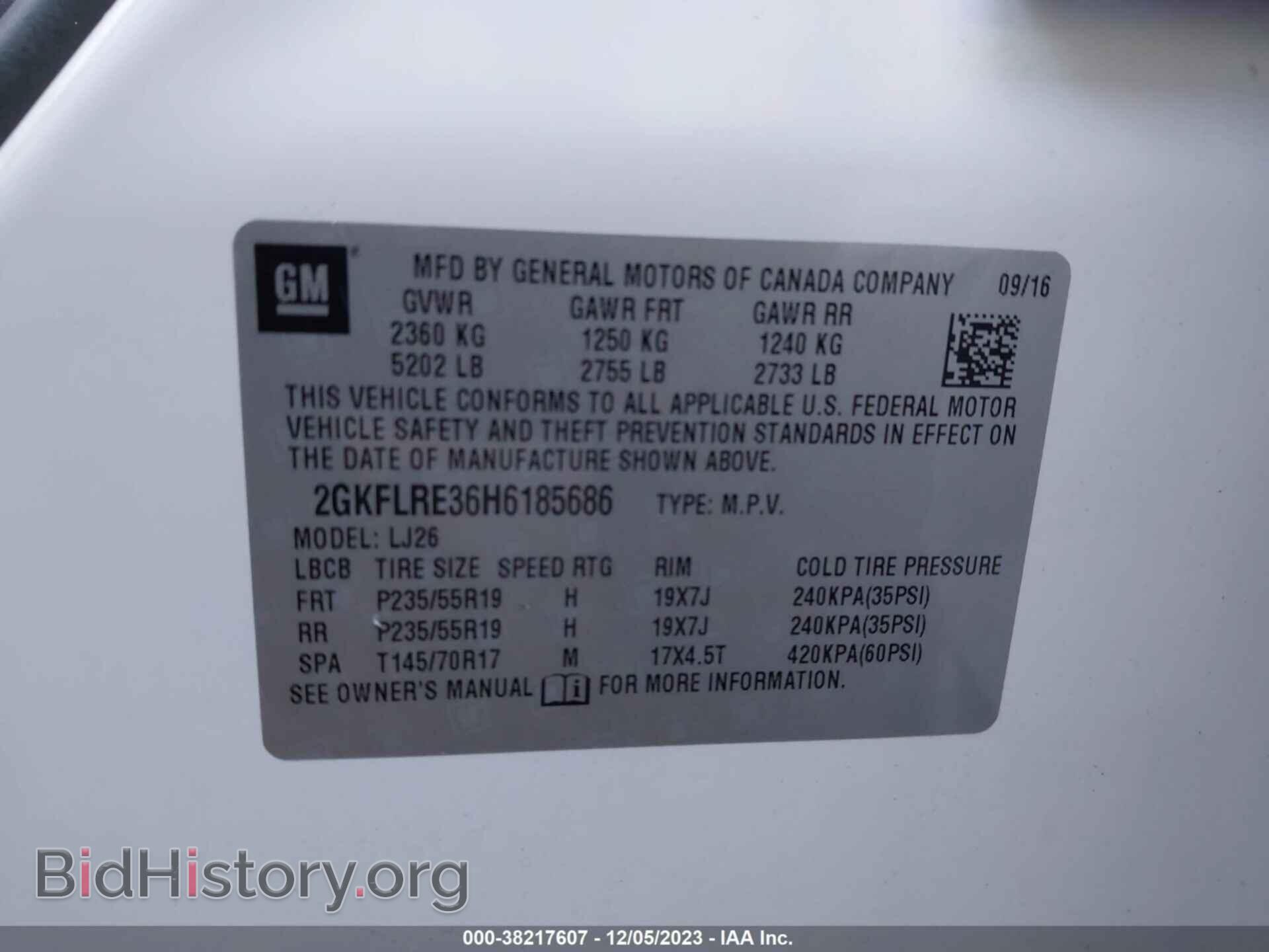 2017 GMC TERRAIN - VIN: 2GKFLRE36H6185686 - Фото 9