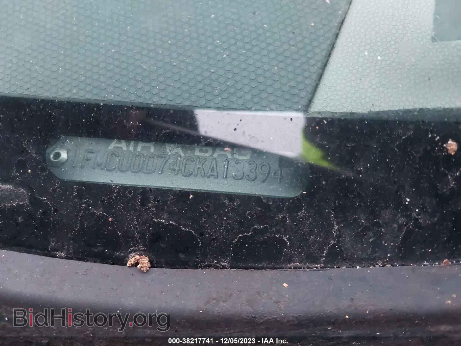 2012 FORD ESCAPE - VIN: 1FMCU0D74CKA13394 - Фото 9