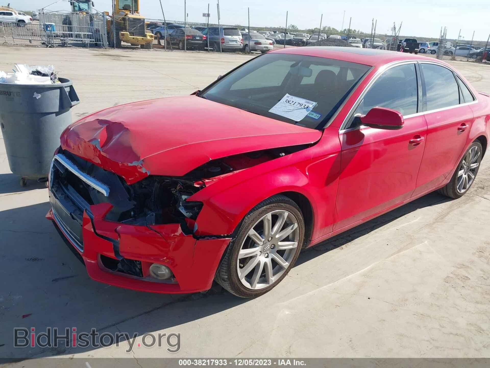 2010 AUDI A4 - VIN: WAUHFAFL7AN049495 - Фото 2