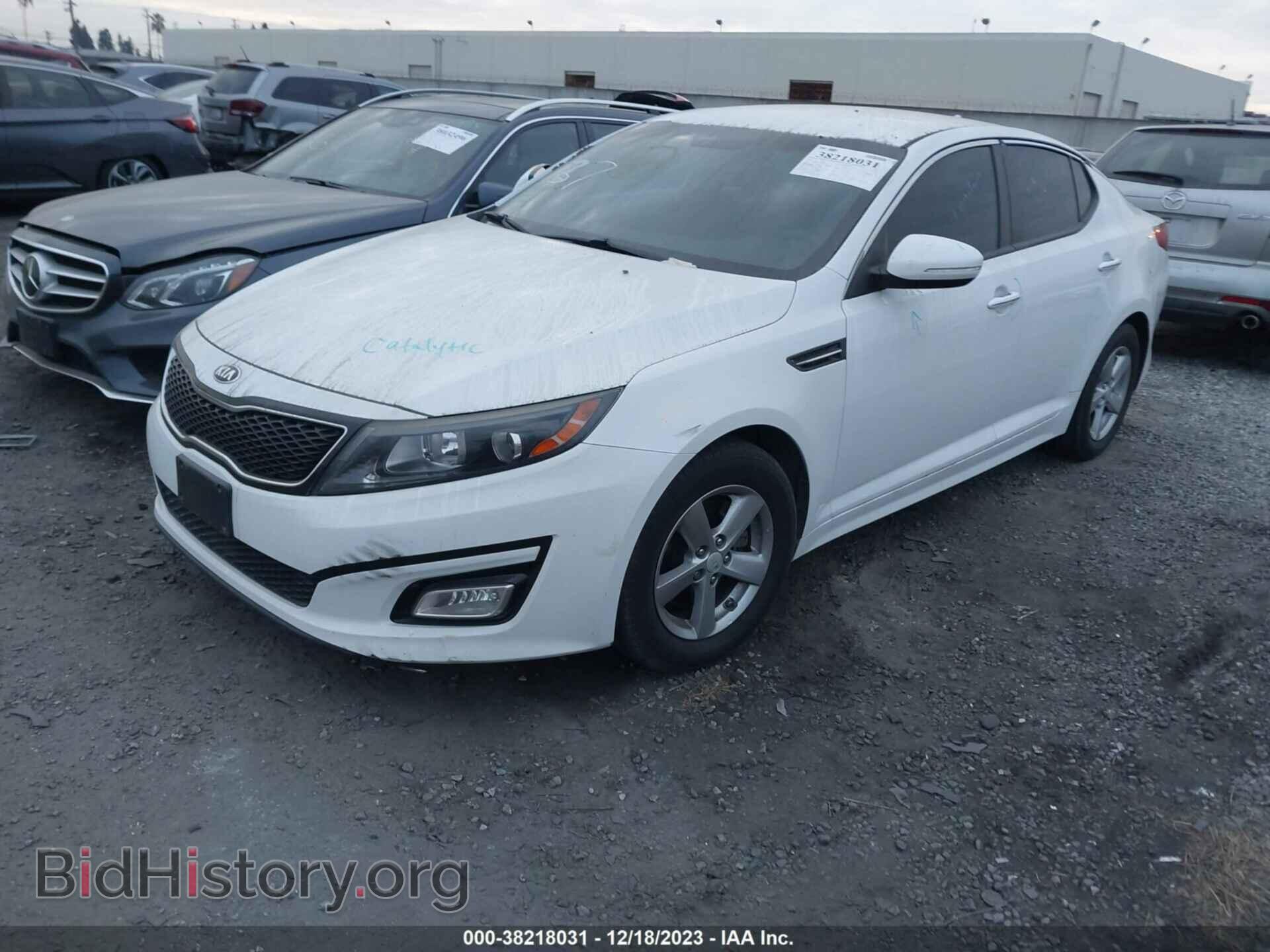 2015 KIA OPTIMA - VIN: 5XXGM4A77FG424613 - Фото 2