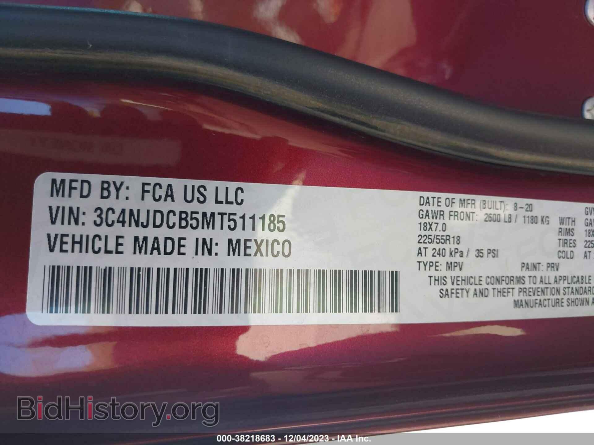 2021 JEEP COMPASS - VIN: 3C4NJDCB5MT511185 - Photo 9