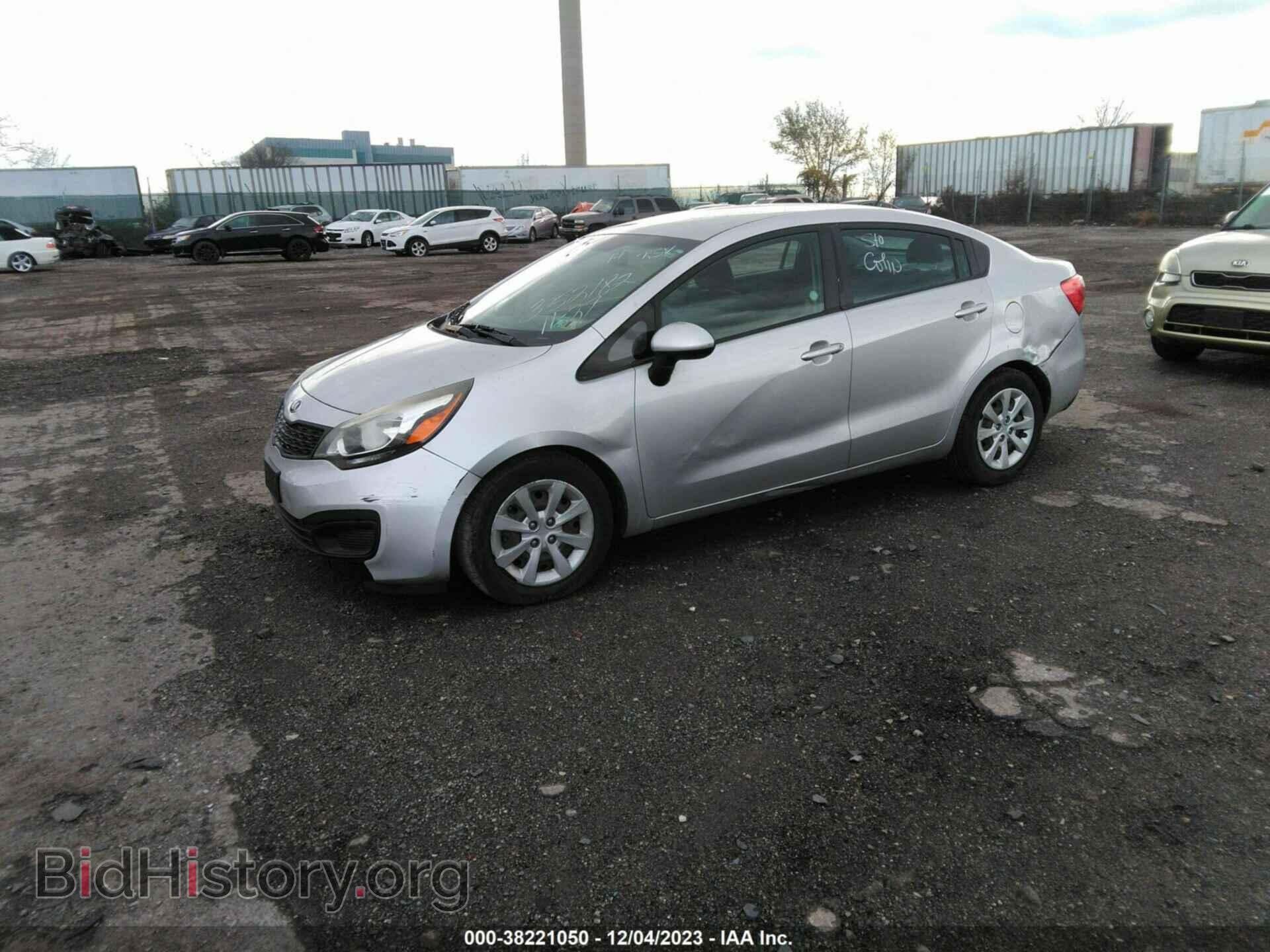 2014 KIA RIO - VIN: KNADM4A34E6352182 - Фото 2