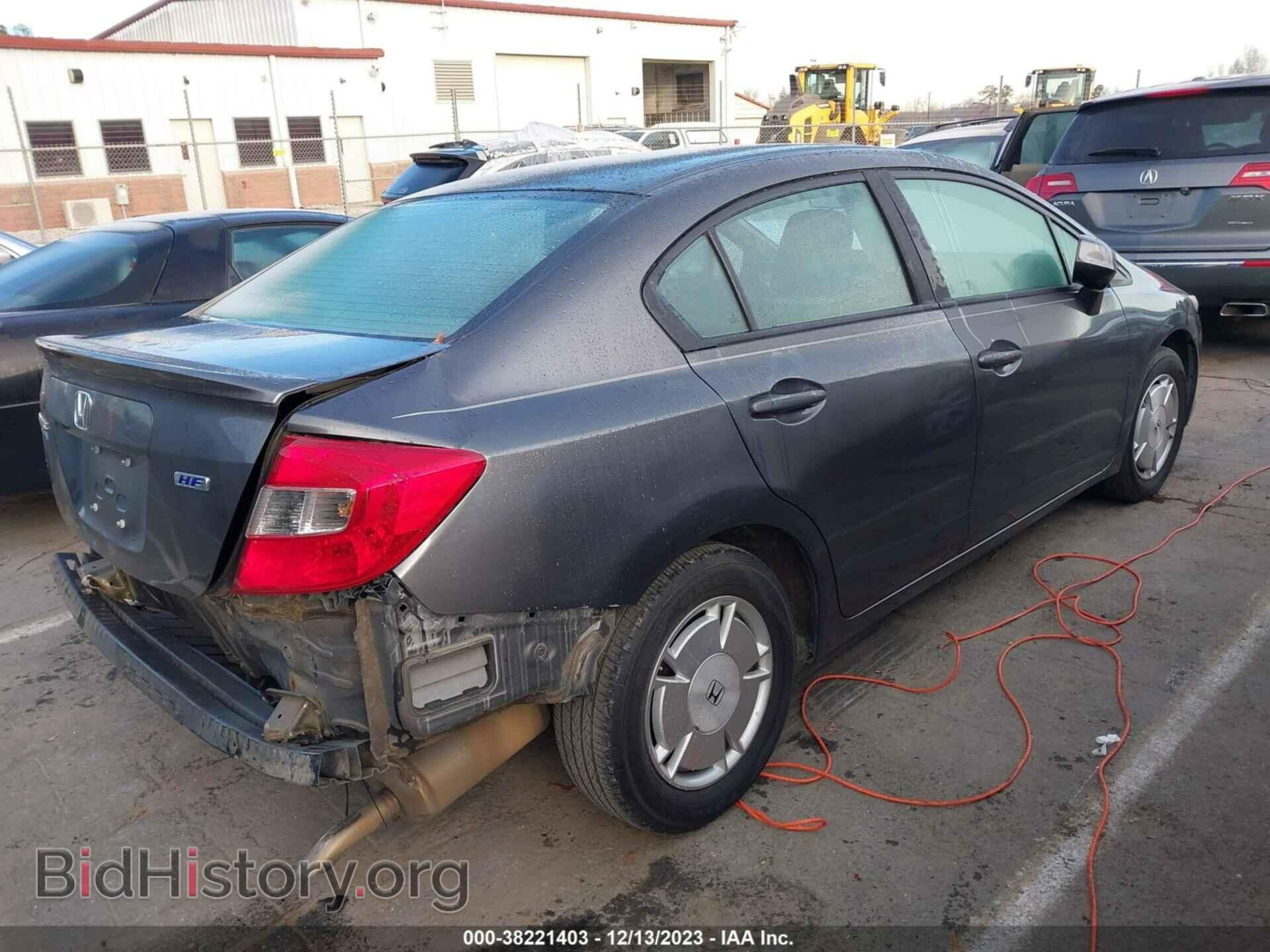 2012 HONDA CIVIC - VIN: 2HGFB2F66CH550669 - Фото 4