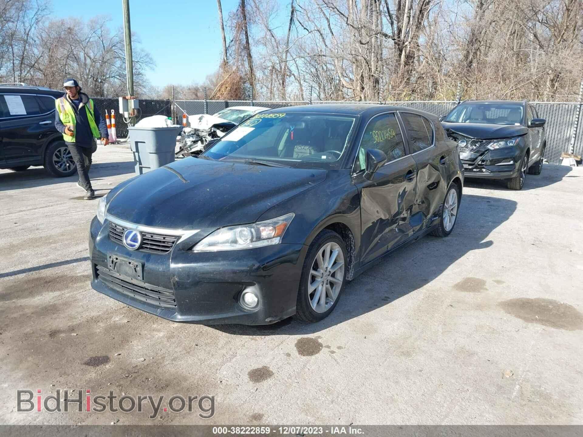 2012 LEXUS CT 200H - VIN: JTHKD5BH4C2079449 - Photo 2