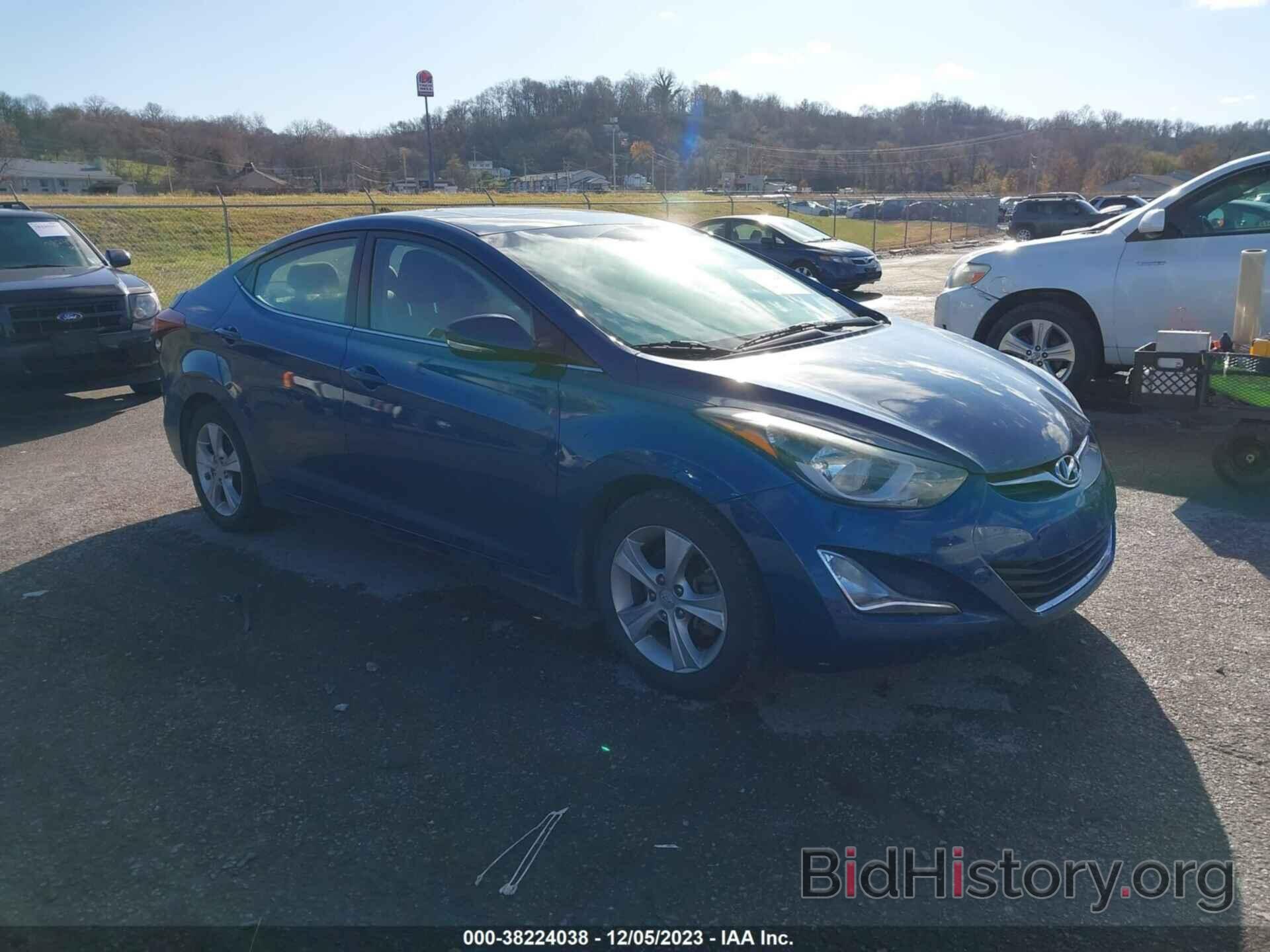 Photo KMHDH4AE1GU603193 - HYUNDAI ELANTRA 2016