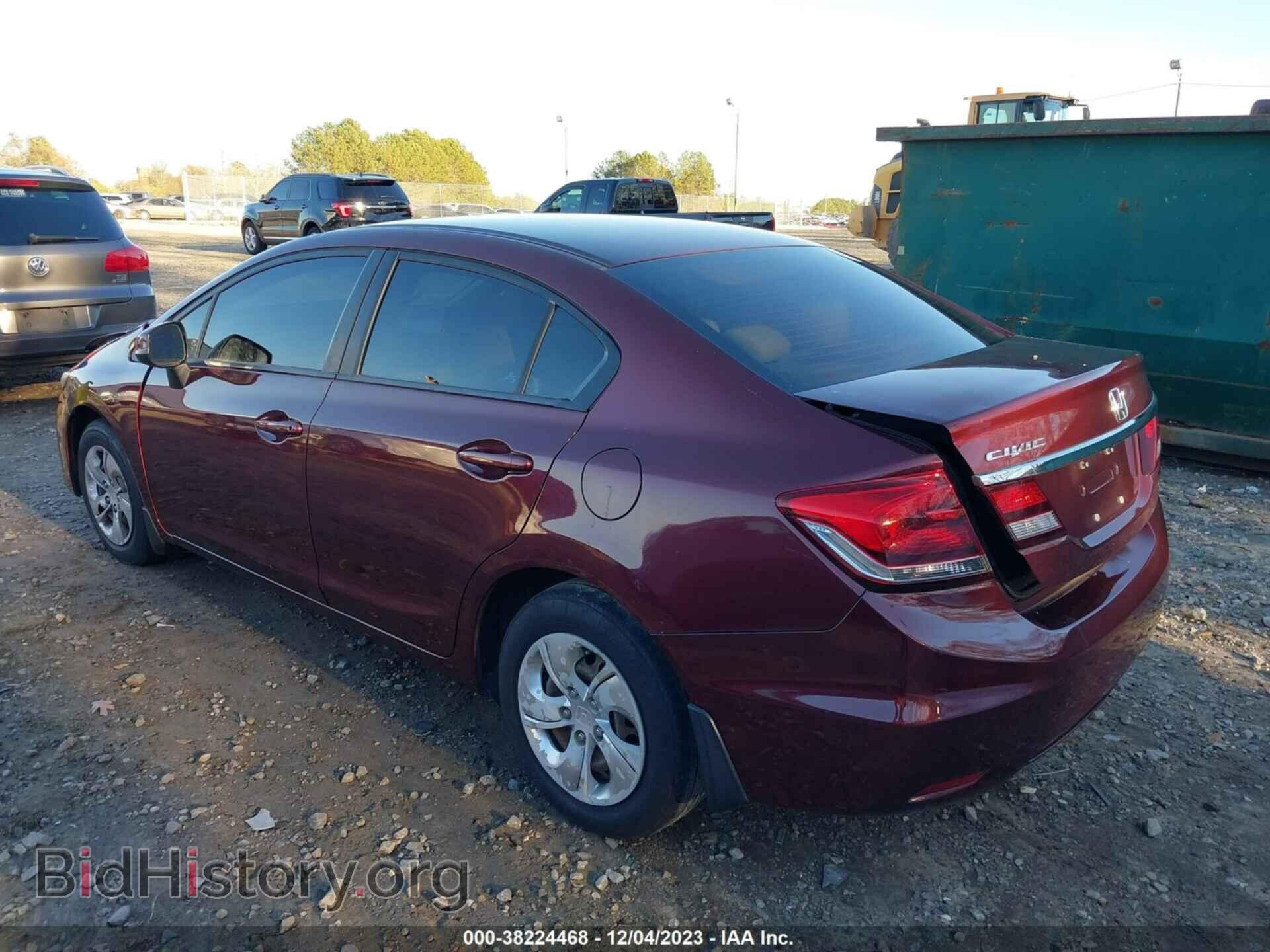 2013 HONDA CIVIC - VIN: 19XFB2F56DE093168 - Фото 3