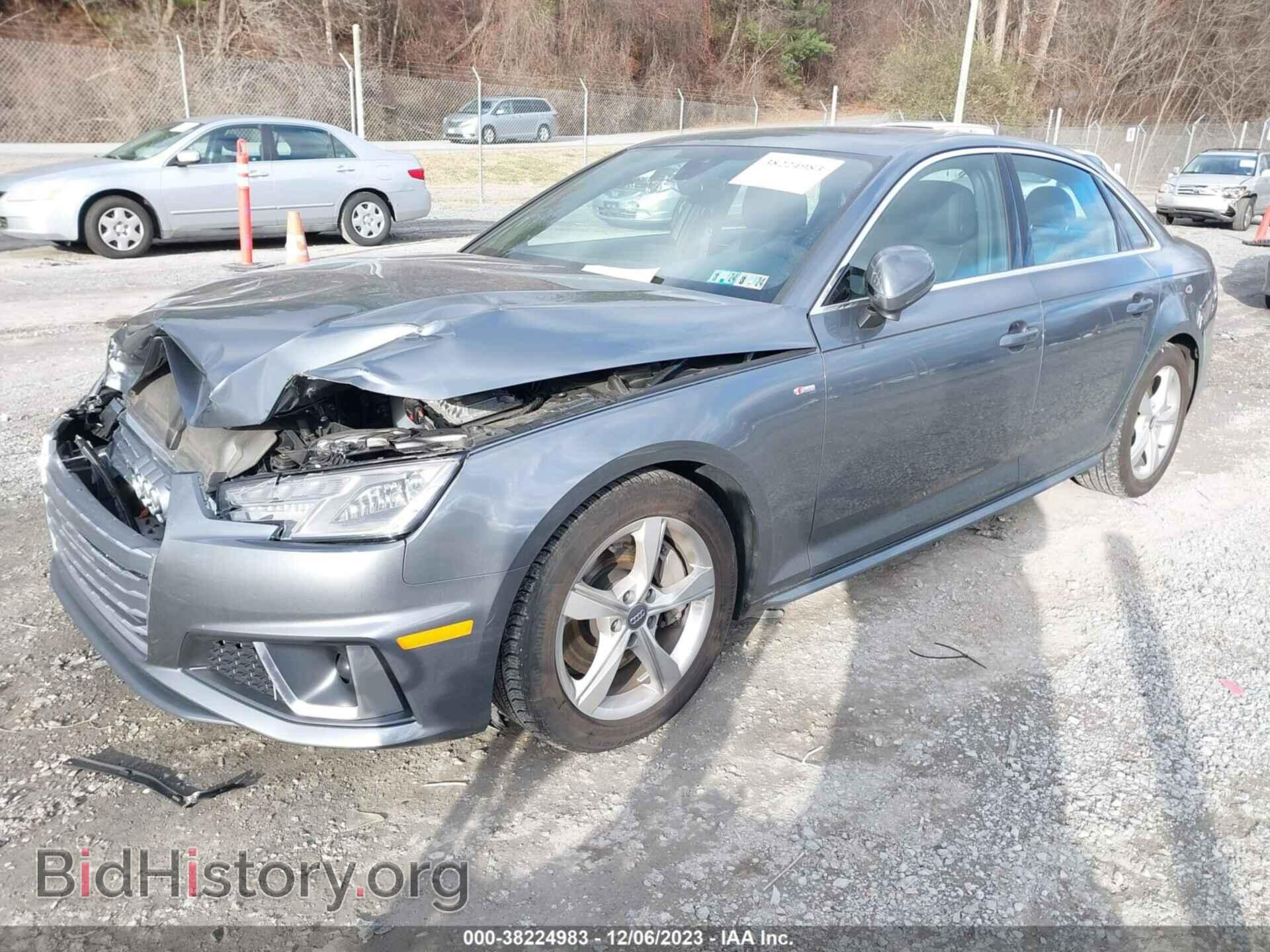 2019 AUDI A4 - VIN: WAUDNAF49KA022883 - Фото 2