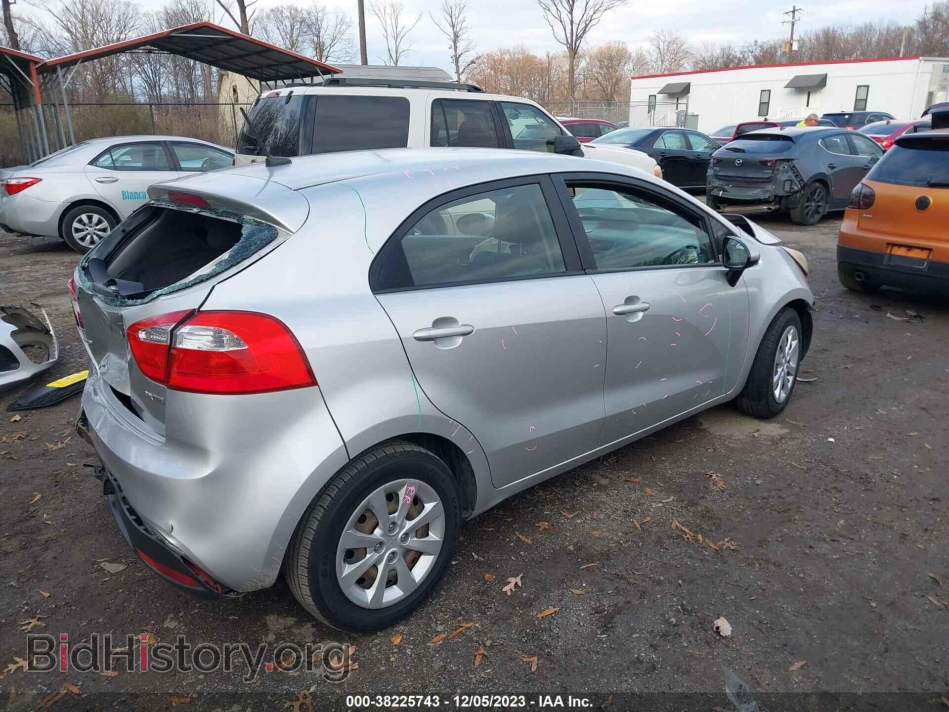 2013 KIA RIO - VIN: KNADN5A35D6207363 - Фото 4