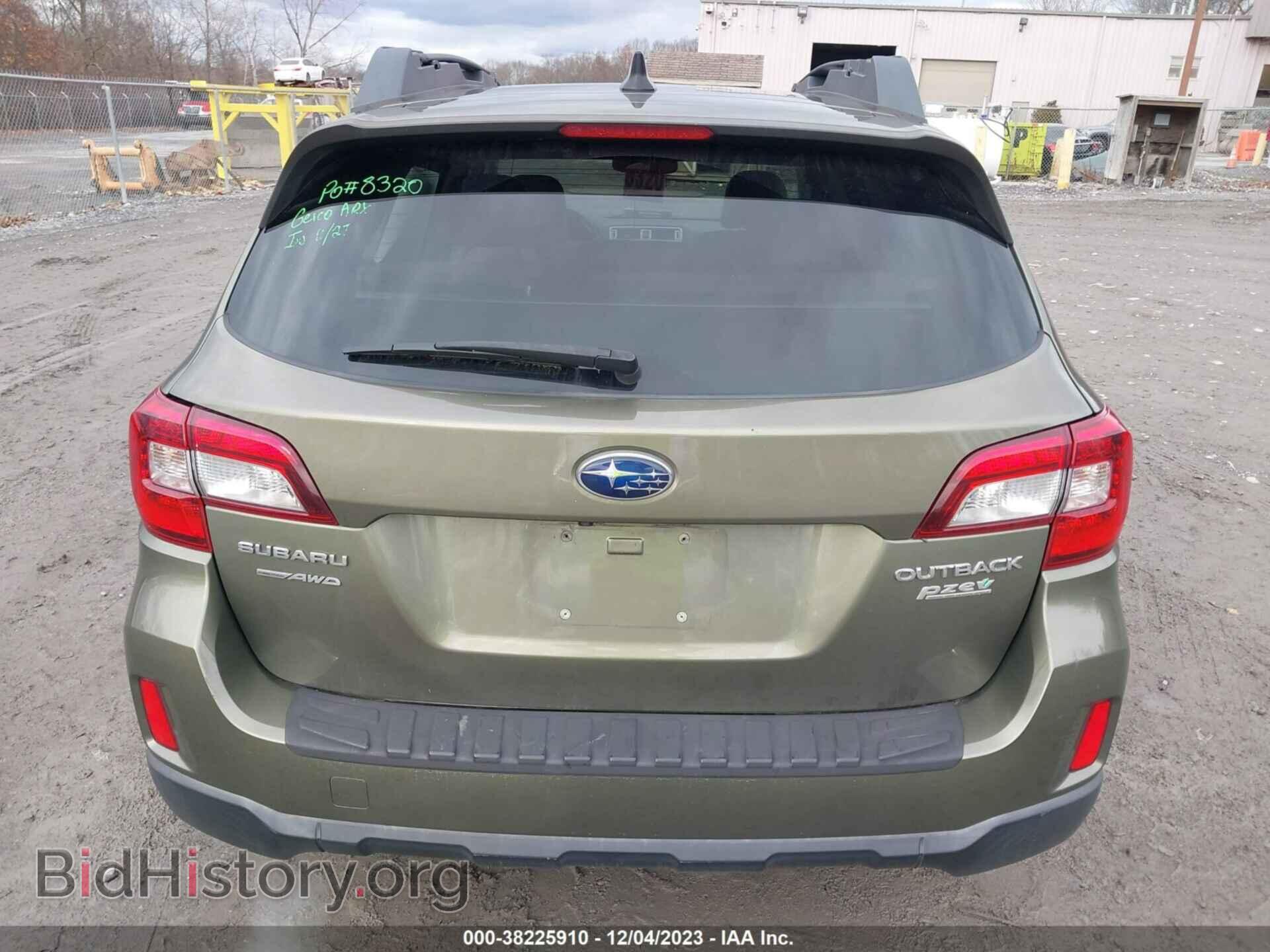 2016 SUBARU OUTBACK - VIN: 4S4BSAECXG3241659 - Фото 16