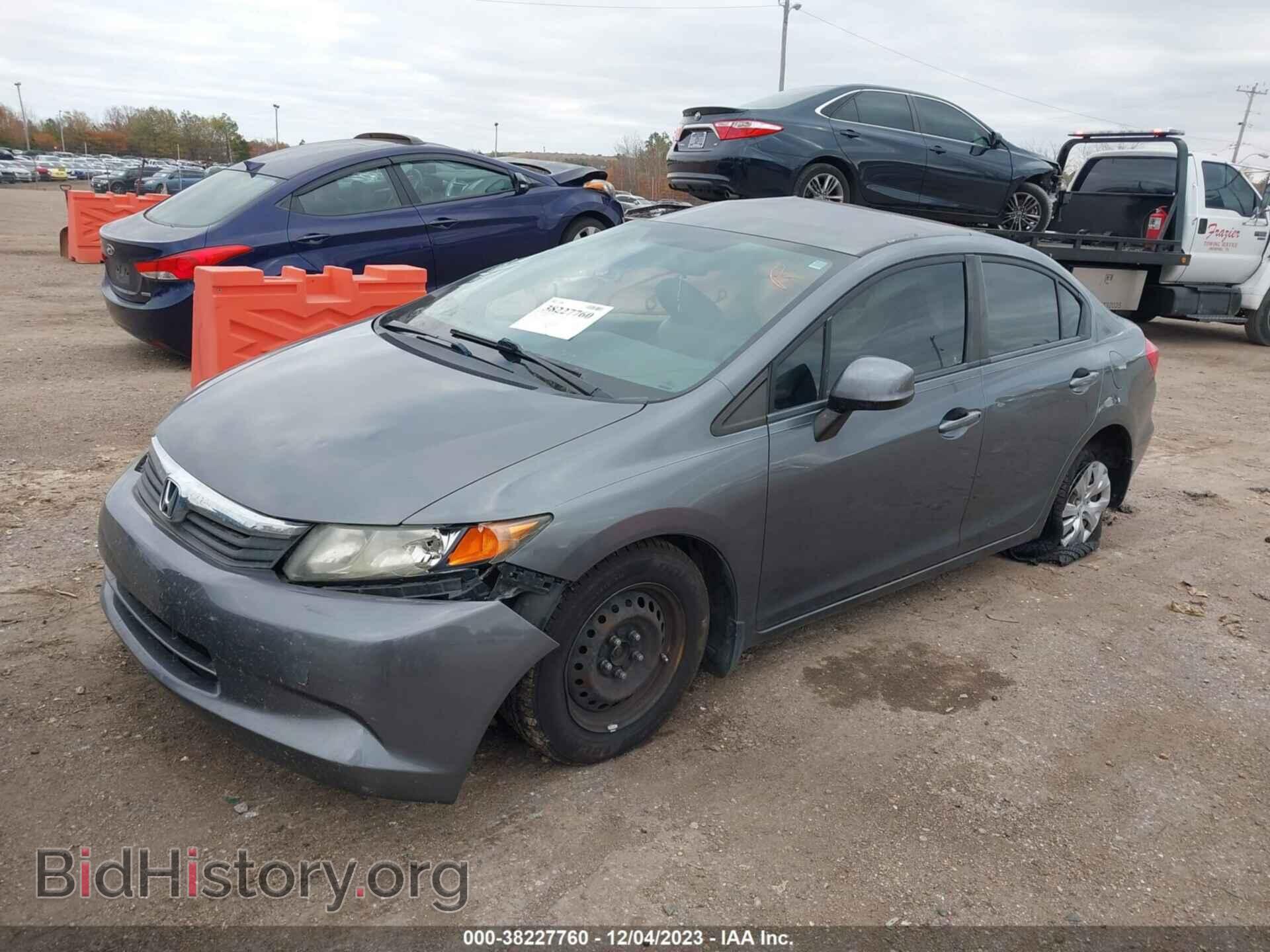 2012 HONDA CIVIC - VIN: 19XFB2F55CE069734 - Фото 2