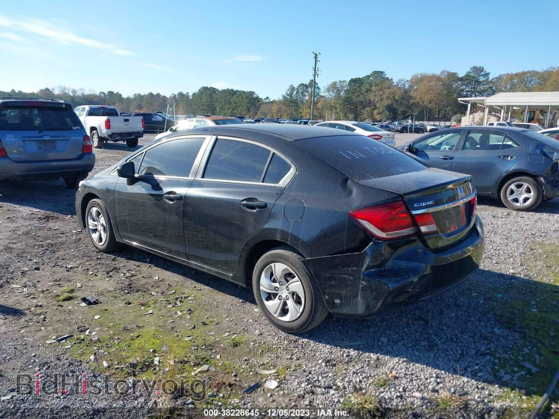 2014 HONDA CIVIC - VIN: 2HGFB2F5XEH558493 - Фото 3